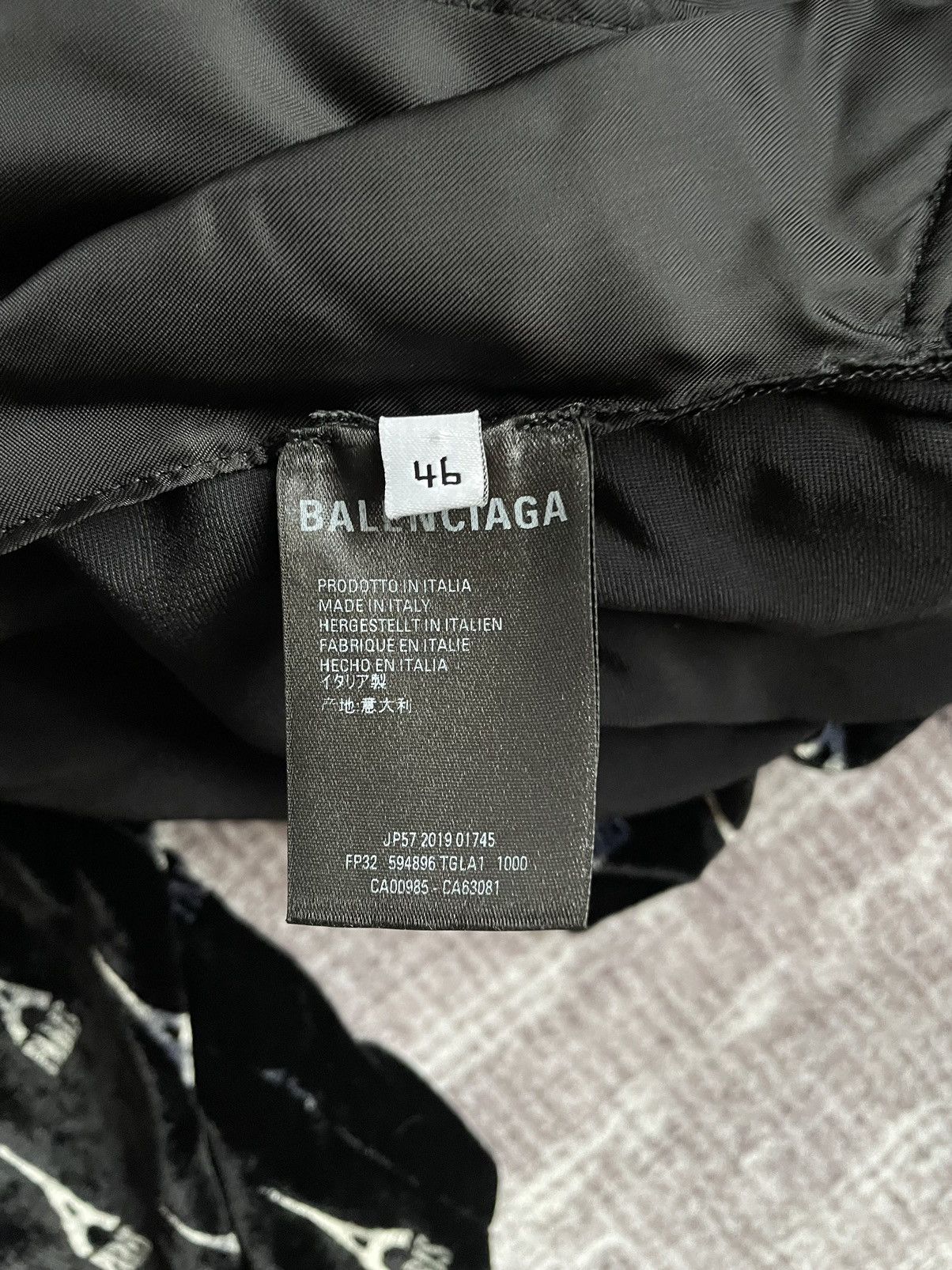 Balenciaga Balenciaga FW19 Eiffel Tower Silk Pajama Pants Size US 32 / EU 48 - 10 Thumbnail