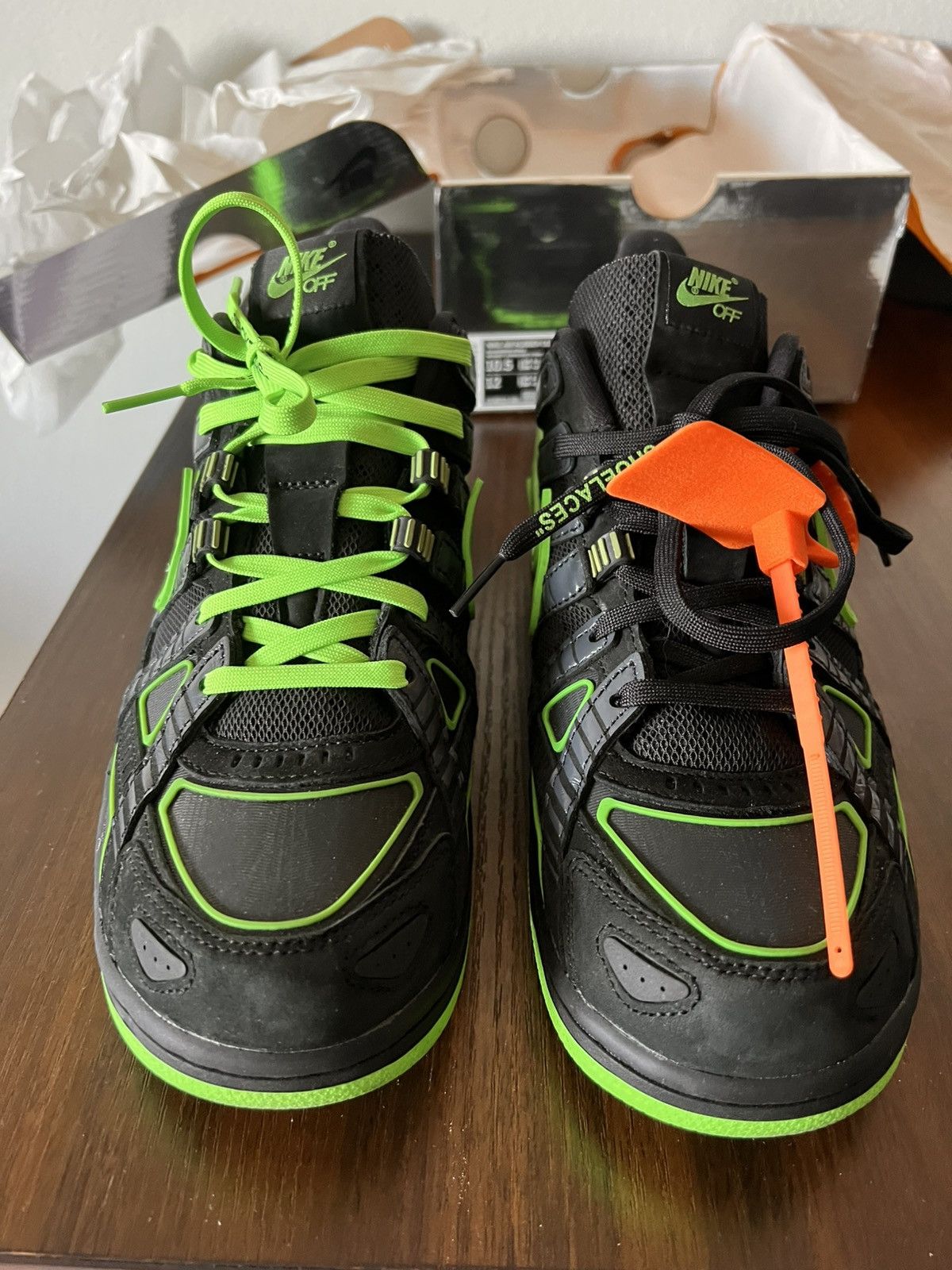Nike × Off-White Nike Air Rubber Dunk / Off-White Size US 10.5 / EU 43-44 - 6 Thumbnail