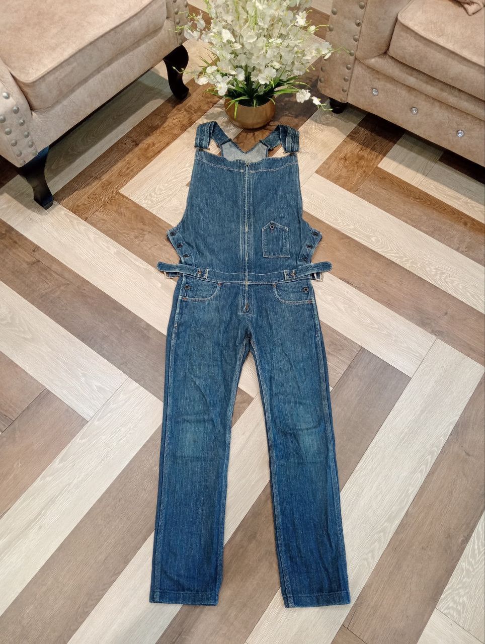 Kapital KAPITAL DENIM WORKER OVERALLS - SIZE XS BLUE Size US 31 - 1 Thumbnail