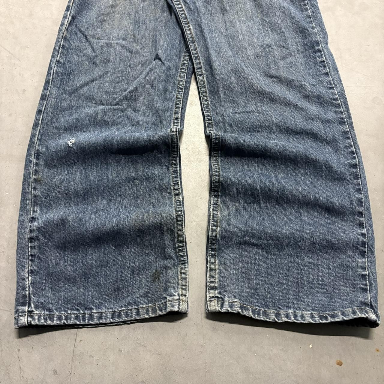 Vintage Crazy Vintage Y2K/2000s Baggy Streetwear Style Dark Blue Wash Denim Jeans! Size US 36 / EU 52 - 3 Thumbnail