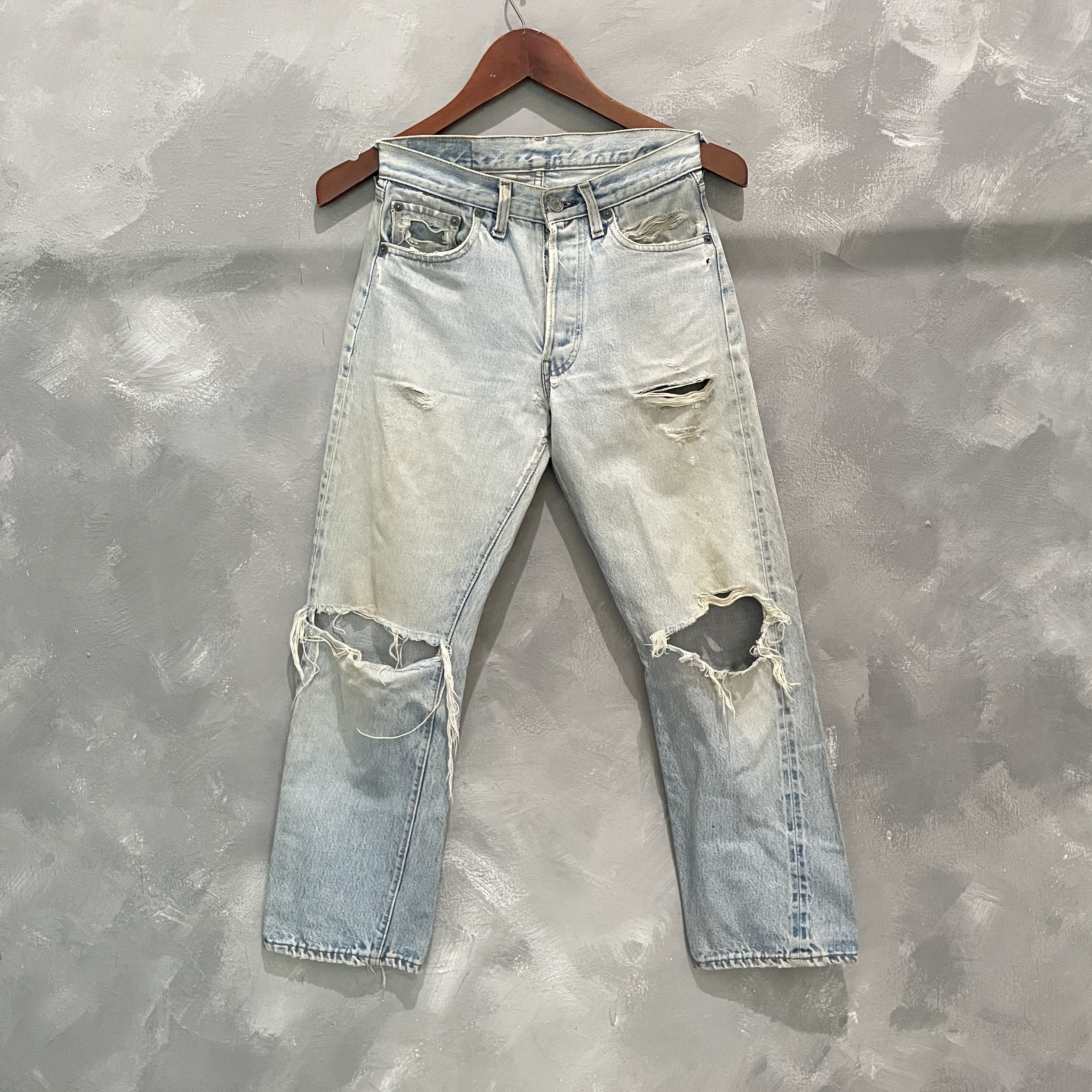 Levi's Rare Vintage 80s Levi's 501 Redline Selvedge Size US 28 / EU 44 - 1 Thumbnail