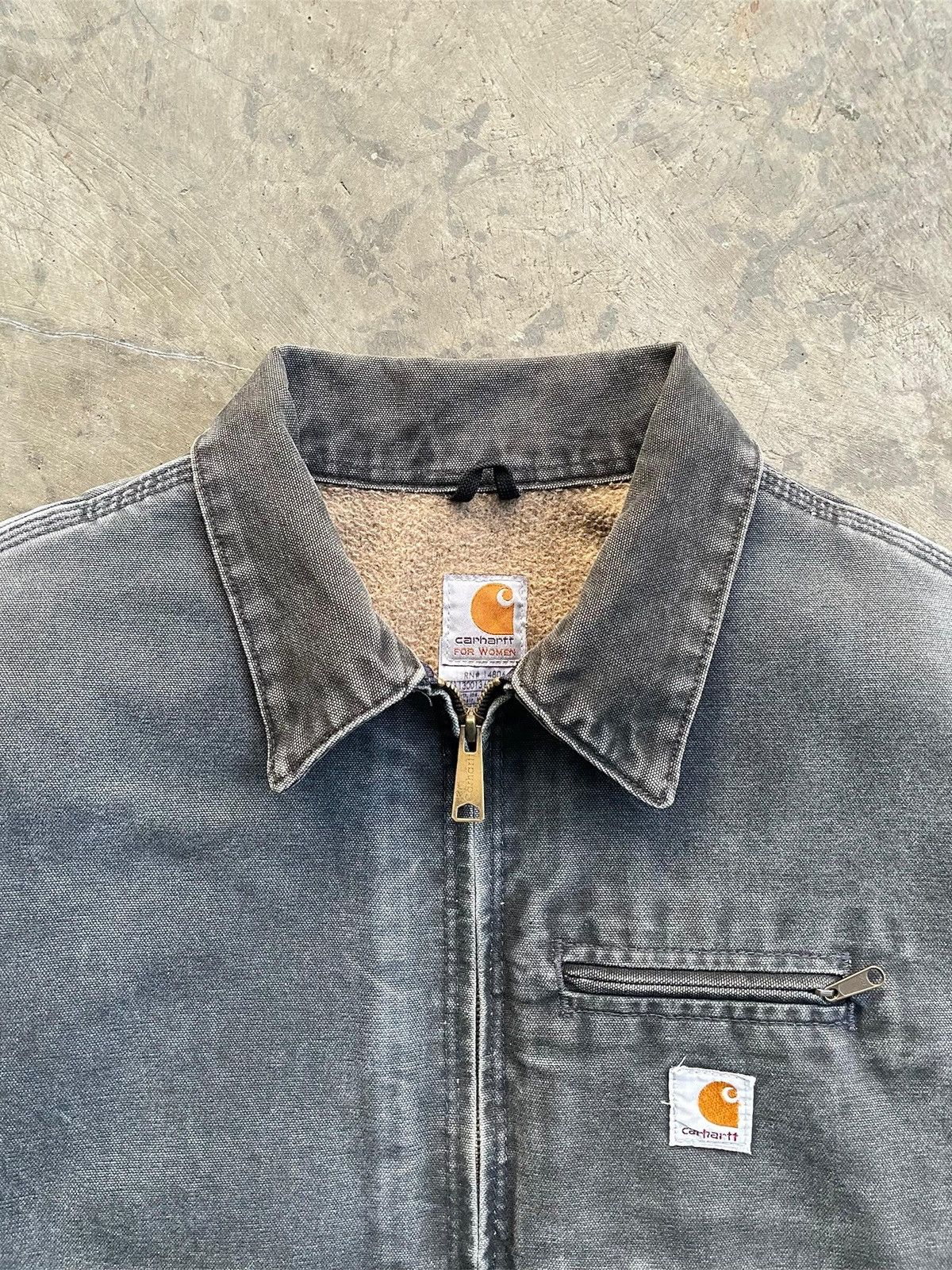 Carhartt VINTAGE FADED PETROL GREY CARHARTT DETROIT JACKET WJ097-PTL Size US XL / EU 56 / 4 - 3 Thumbnail
