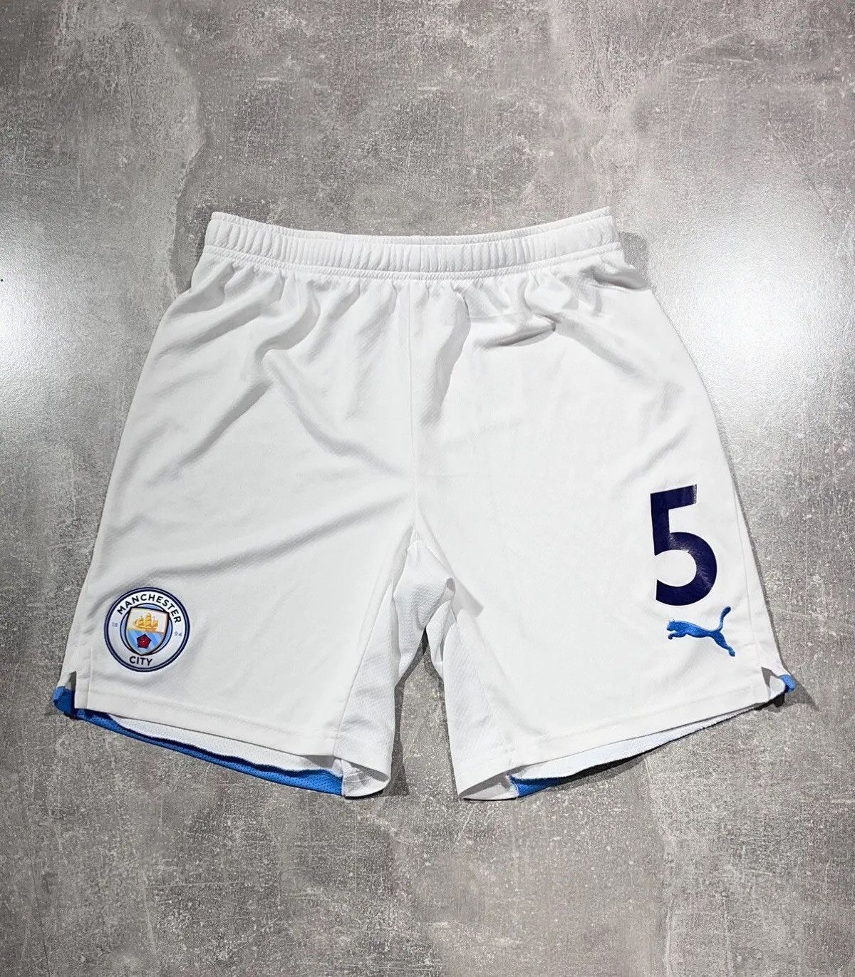 Pre-owned Puma X Soccer Jersey Puma Manchester City Soccer Shorts Football In White