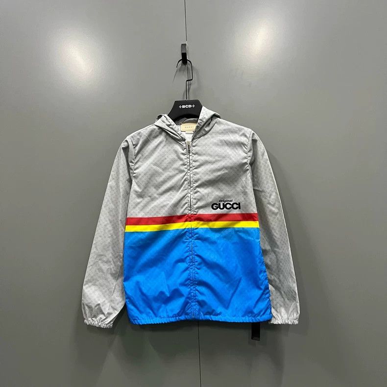 Gucci Gucci Size 12 Contrast color full-print GG hooded jacket 2 Size US XS / EU 42 / 0 - 1 Thumbnail