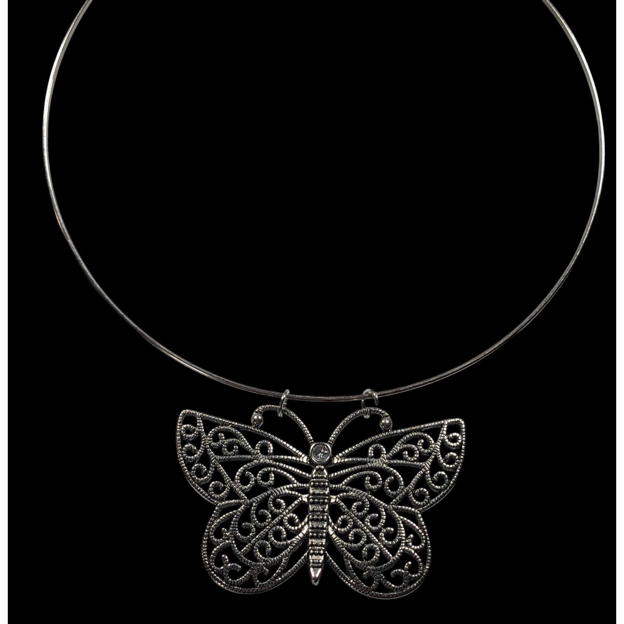 Other Festival Fairycore Butterfly Pendant Coil Neckalce Size ONE SIZE - 4 Thumbnail