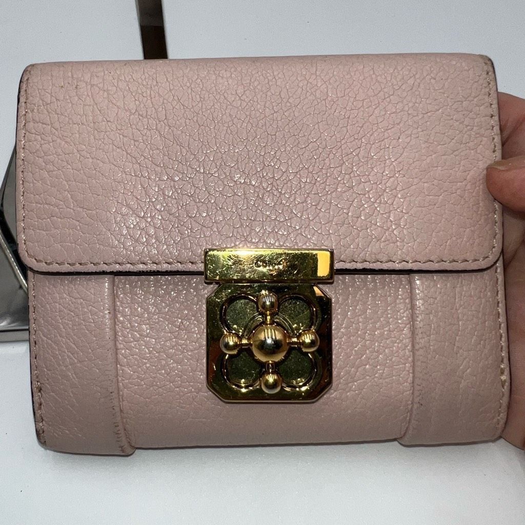 Chloe Chloe Elsie Blush leather Bifold Wallet Size ONE SIZE - 2 Thumbnail