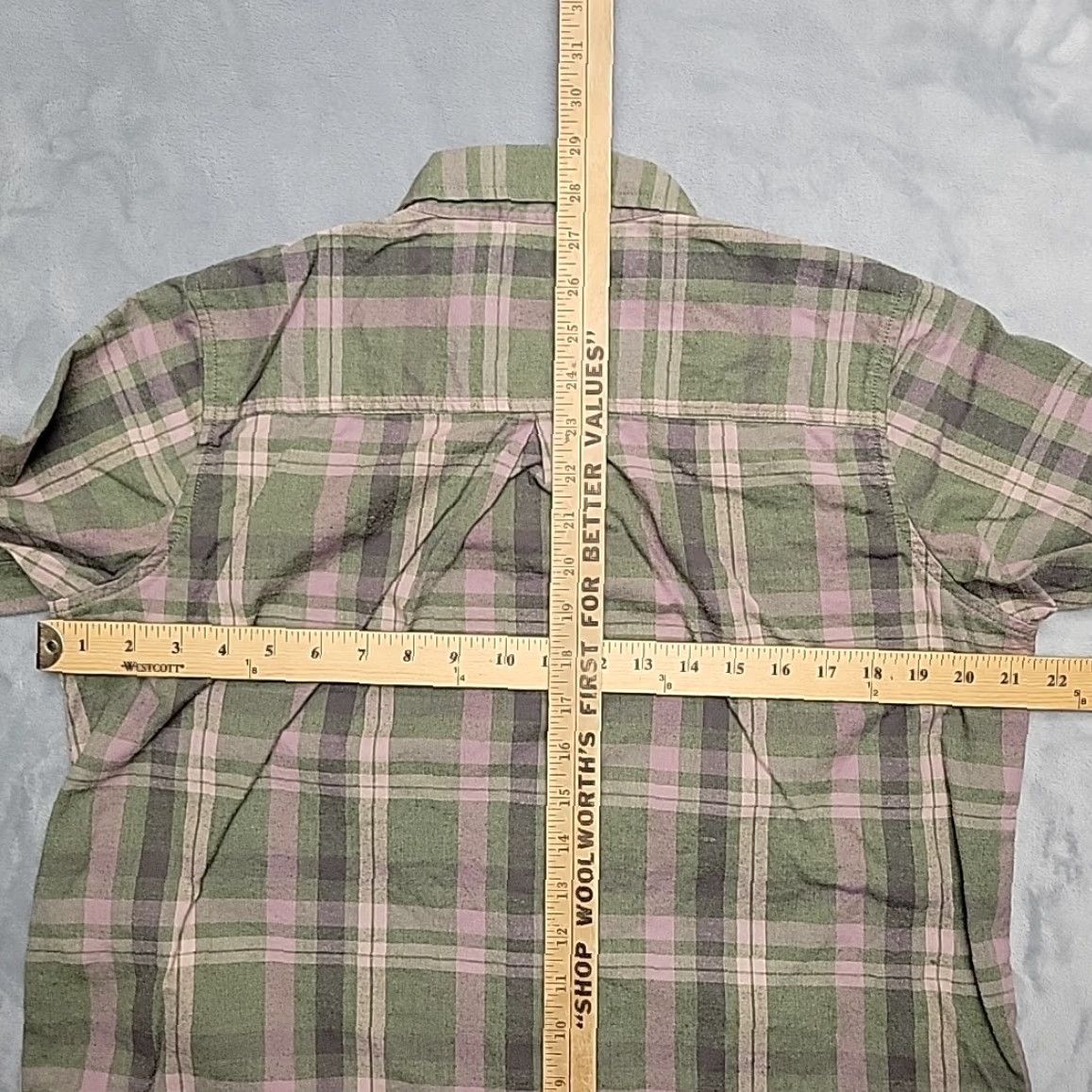 Vintage REI Co op Shirt Womens Large Green Plaid Flannel Long Sleeve Cabin Casual Women L Green Plaid Flannel Shirt Size L / US 10 / IT 46 - 5 Thumbnail