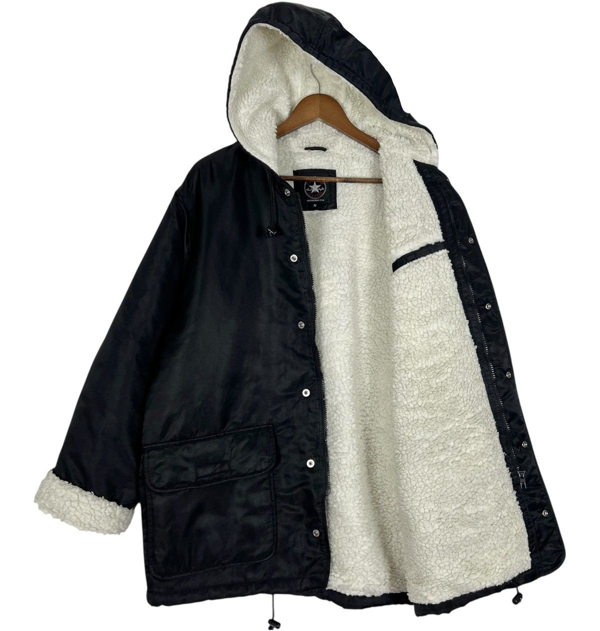 Converse Vintage Converse Worn by Pro Players Fur Jacket Size US L / EU 52-54 / 3 - 3 Thumbnail