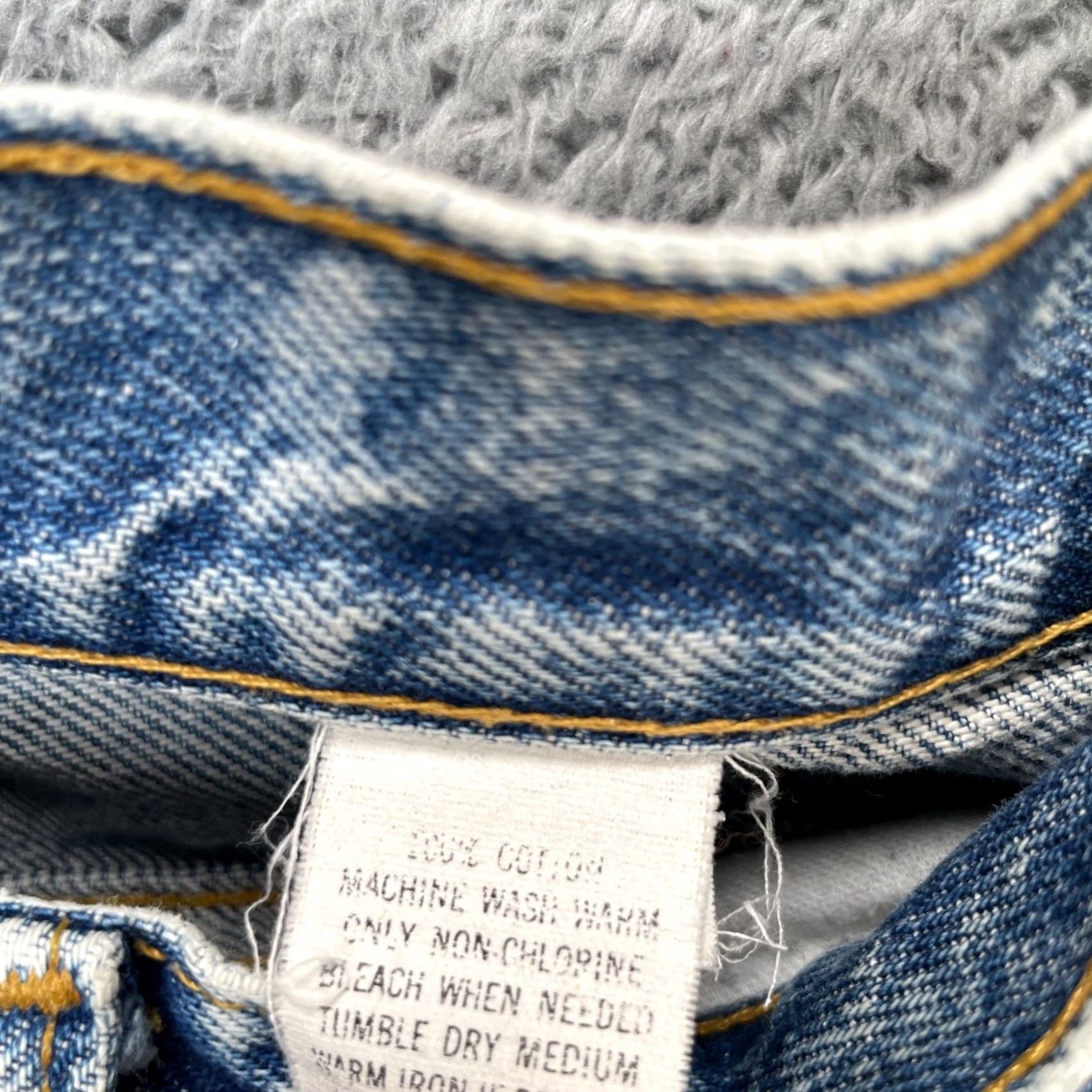 Vintage VINTAGE Sasson Jeans Womens 6 Blue Tapered Leg Denim Acid Wash Size 26" / US 2 / IT 38 - 6 Thumbnail