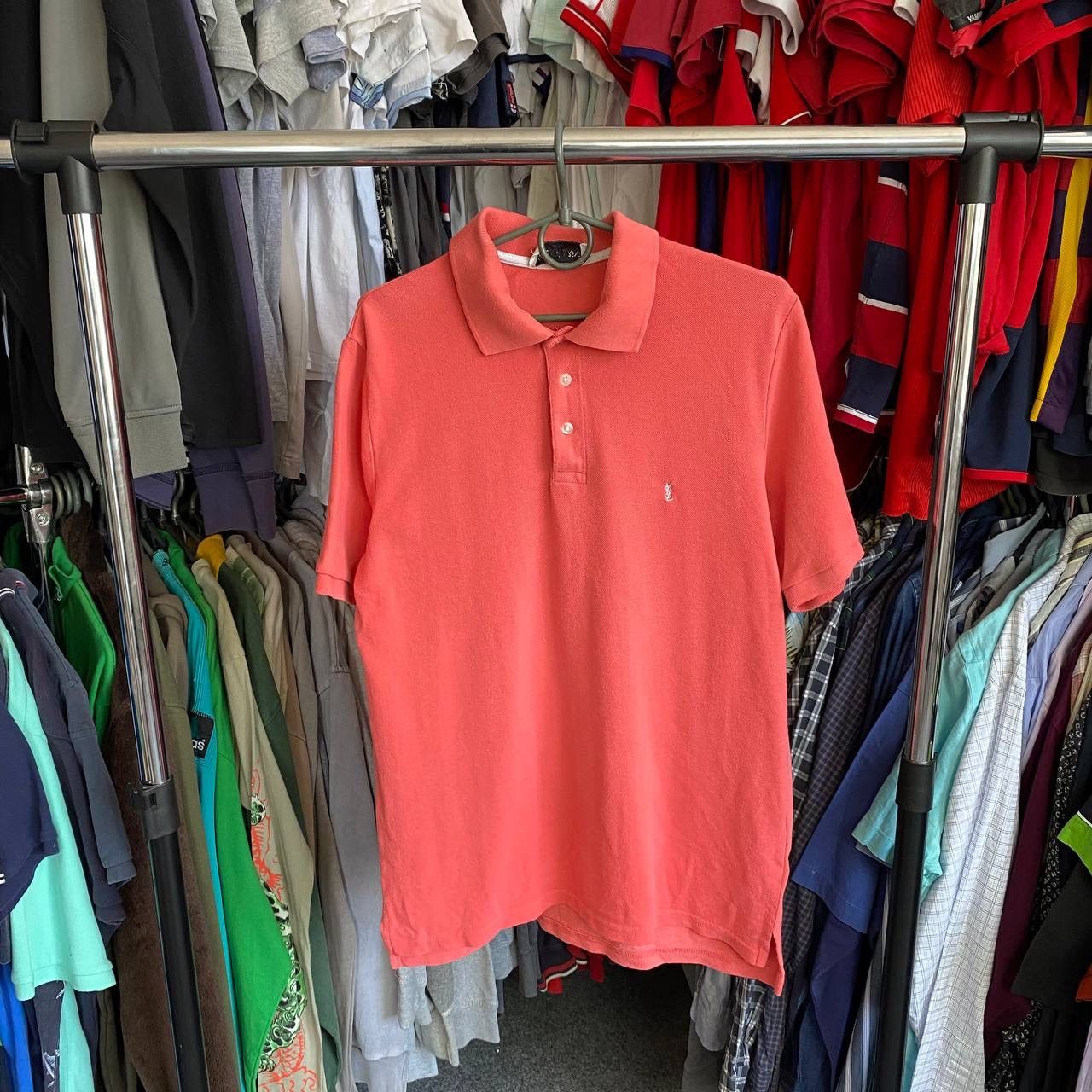 Designer × Yves Saint Laurent Vintage Yves Saint Lauren luxury small logo designer polo Size US L / EU 52-54 / 3 - 1 Thumbnail