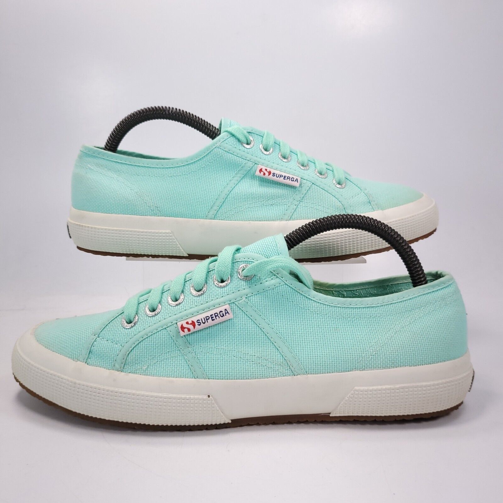 Superga Superga 2750 Cuto Shoe Womens Size 10 S00010-C60 Green White Size US 10 / IT 40 - 5 Thumbnail