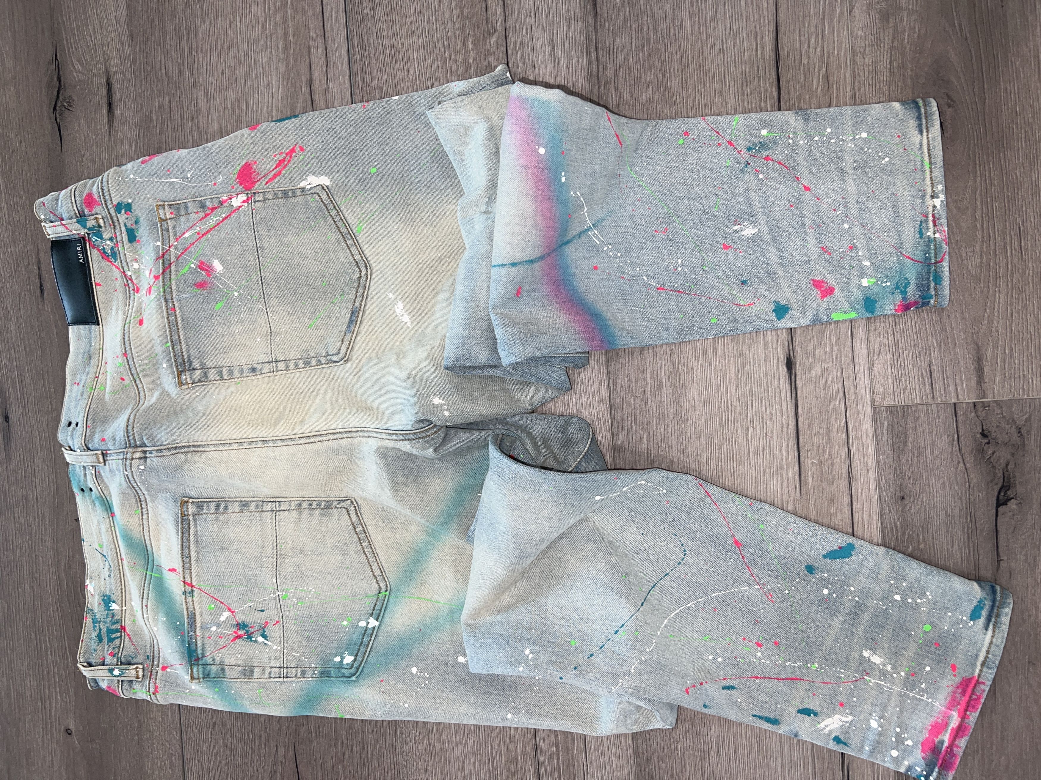 Amiri Amiri Paint Splatter Grafitti Jean Size US 38 / EU 54 - 8 Thumbnail