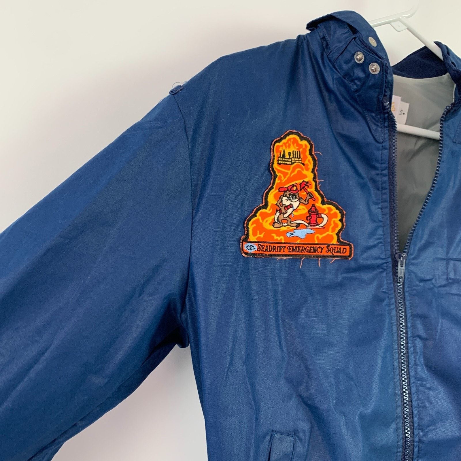 Vintage Vintage Whang Bomber Seadrift Emergency Squad TX Firefighter Size US M / EU 48-50 / 2 - 2 Thumbnail
