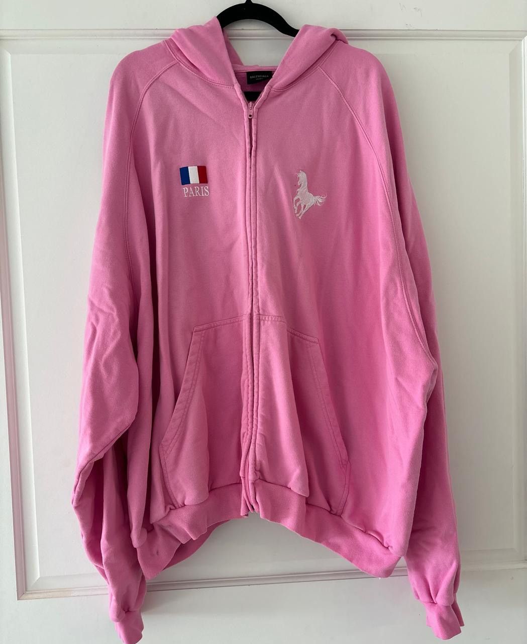 Balenciaga Balenciaga Pink Polo Hoodie Size US XXL / EU 58 / 5 - 3 Thumbnail