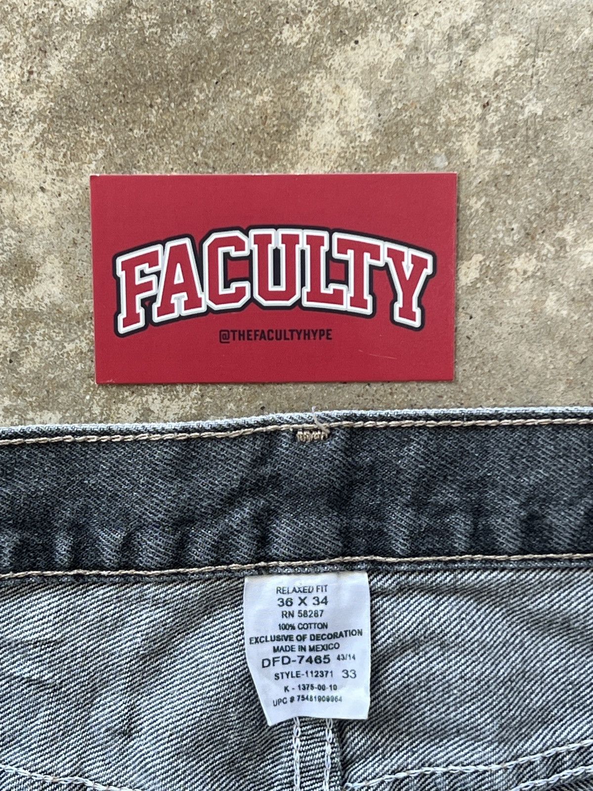 Vintage Relaxed Fit Washed Black Denim 36x34 Size US 36 / EU 52 - 3 Thumbnail