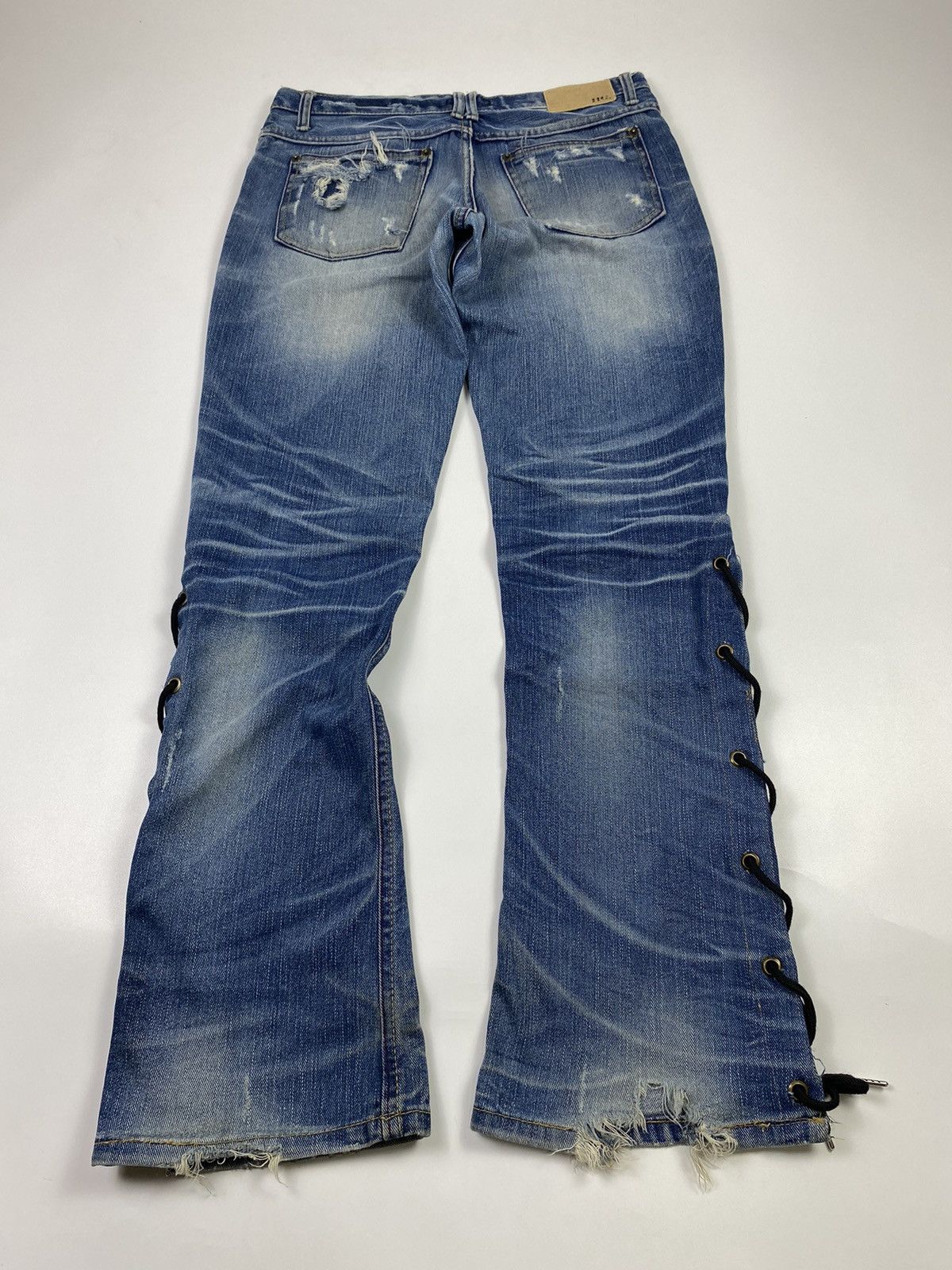 00s archive civarize flare gimmick denim