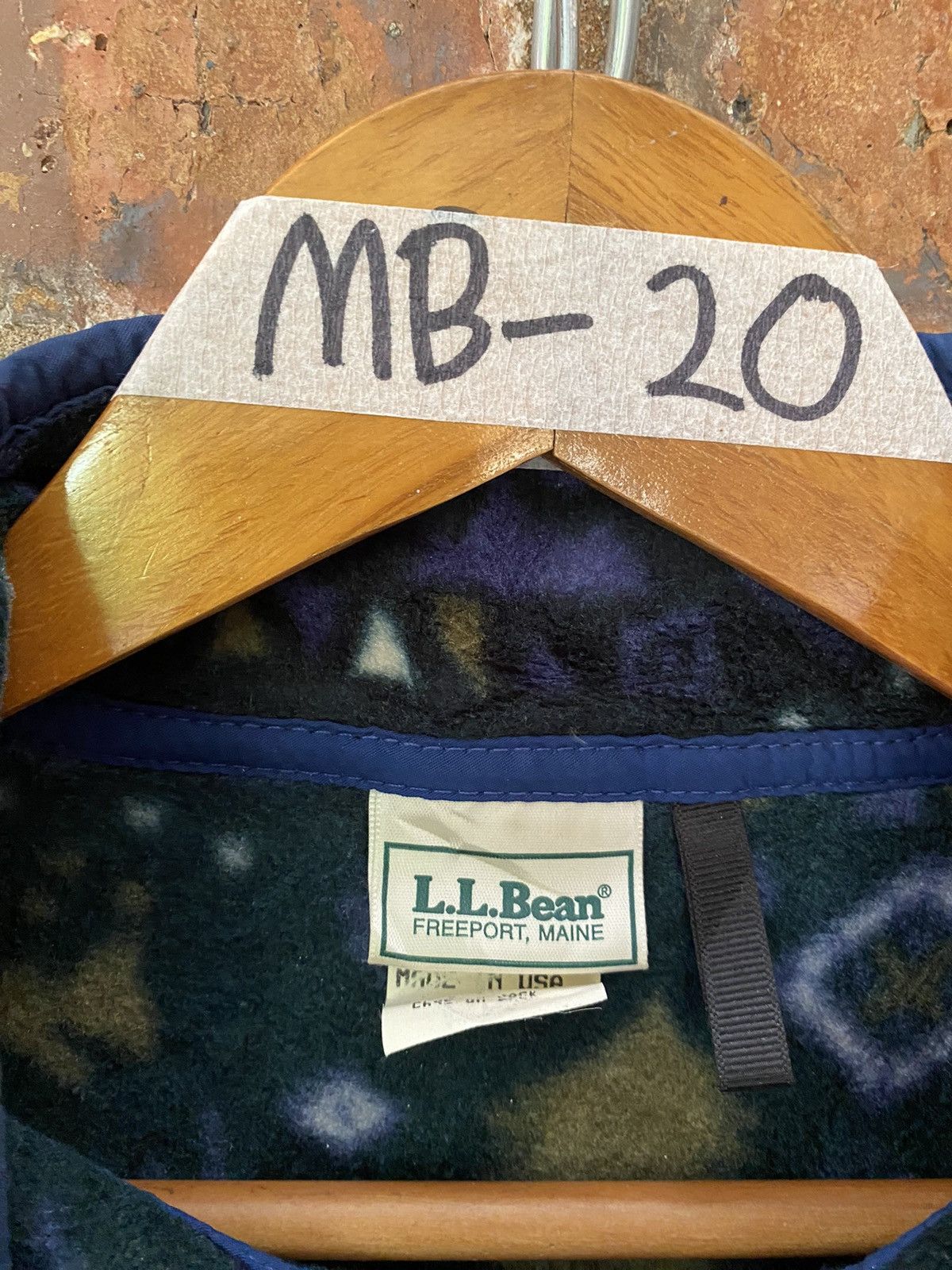 L.L. Bean 1990s LL Bean Fleece native print Size US M / EU 48-50 / 2 - 9 Thumbnail