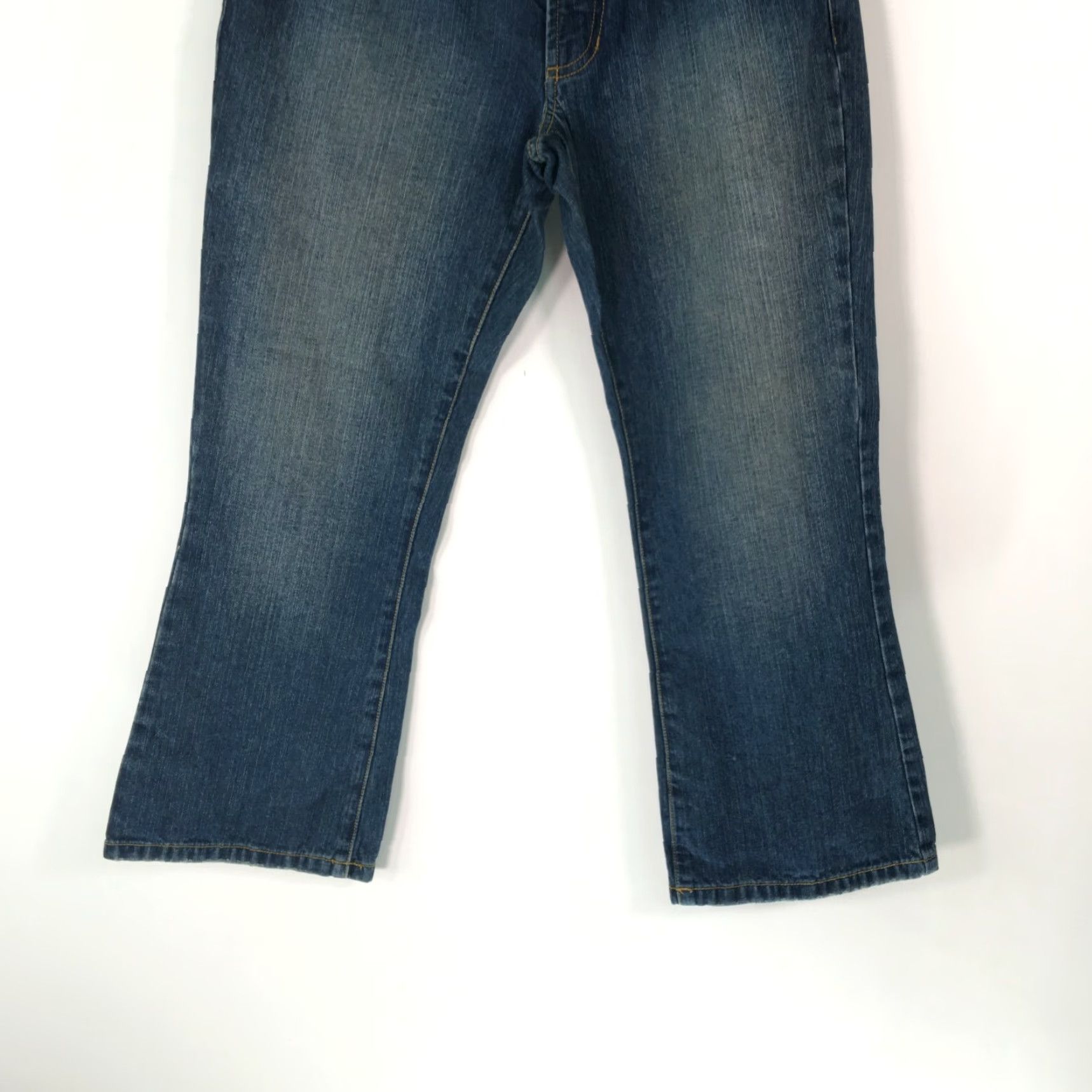Ralph Lauren Polo Ralph Lauren Womens Cropped Jeans Denim Blue Size 2 28 Inseam 24in Low Rise 5-Pocket Cuffed 8in Belt Loops Button Zipper Size 26" / US 2 / IT 38 - 4 Thumbnail