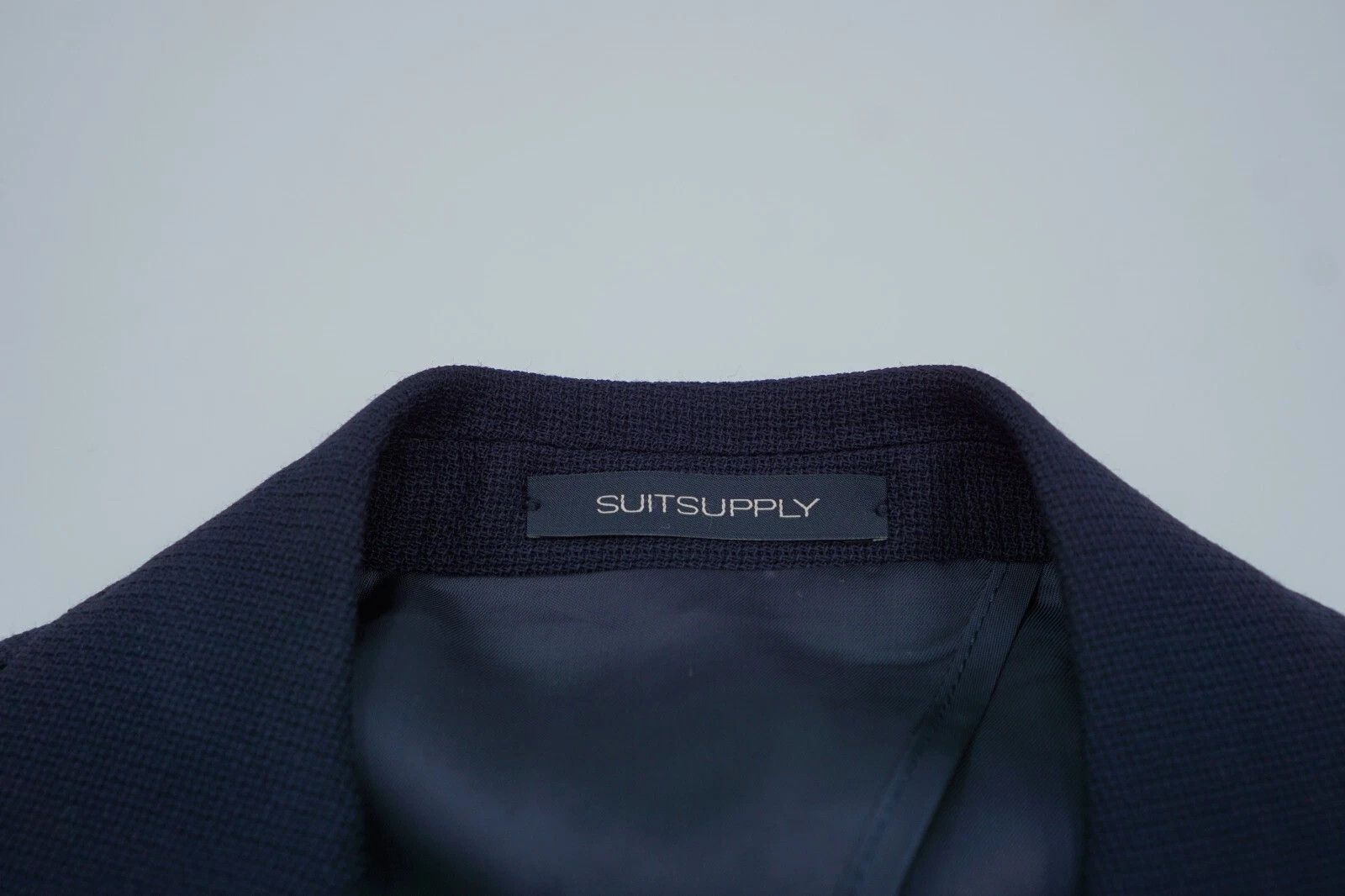 Suitsupply Men Suitsupply Suit La Spalla Wool Huddersfield Blue UK/US34 Size 34R - 3 Thumbnail