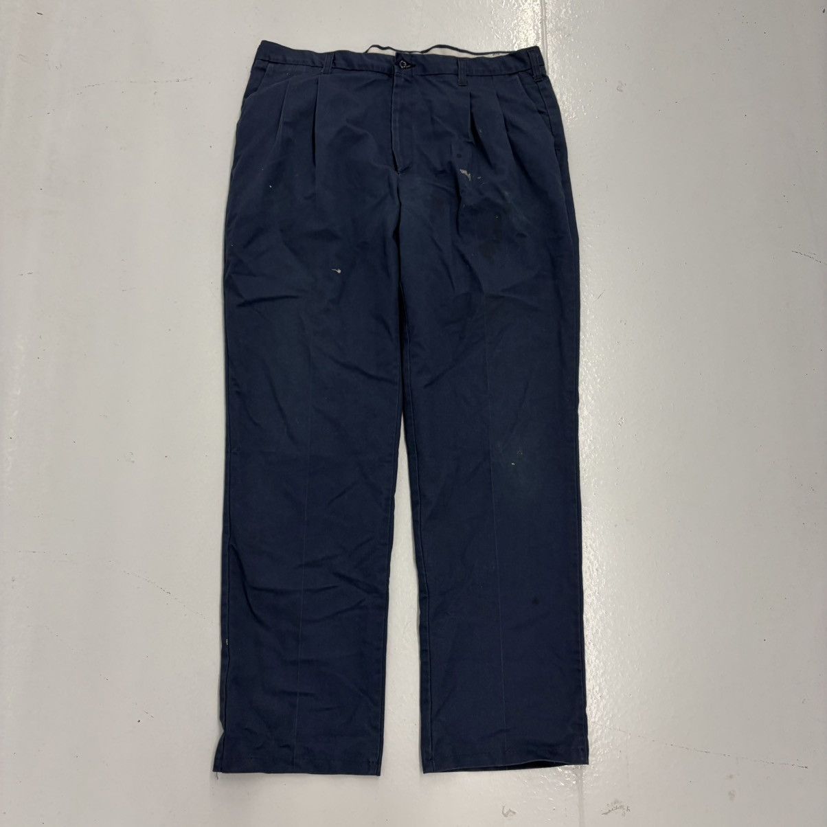 Other Vintage 70s 80s Cintas Navy Canvas Workwear Chinos 40x33 Size US 40 / EU 56 - 1 Thumbnail