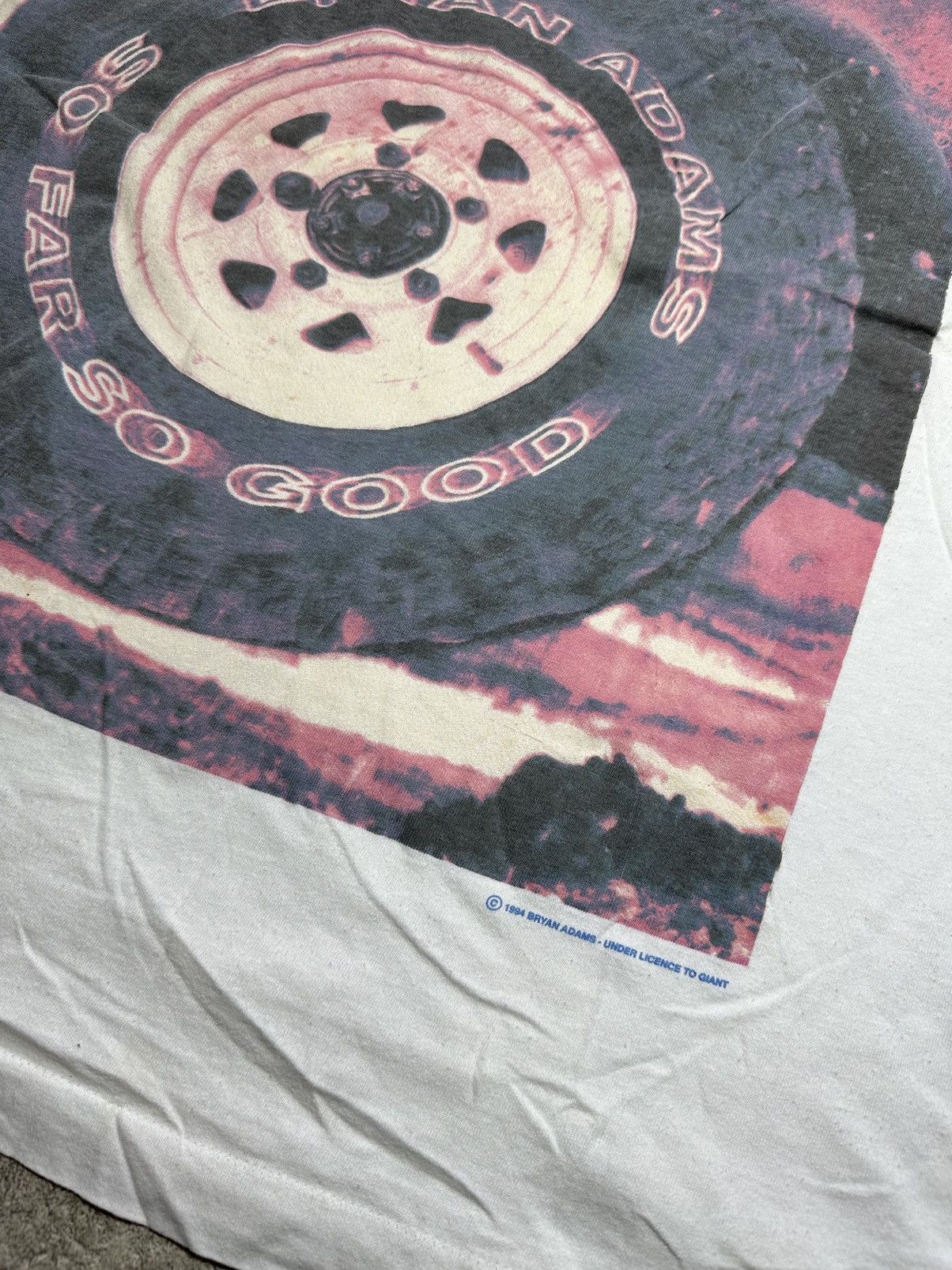 Band Tees × Vintage Vintage 1994 Bryan Adams So Far So Good Tour Band 90s Tee Size US L / EU 52-54 / 3 - 4 Thumbnail