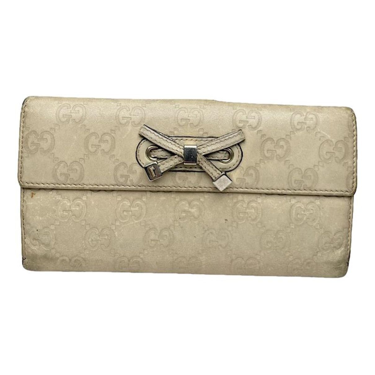 Gucci GG Blooms White Leather Wallet Size ONE SIZE - 1 Thumbnail