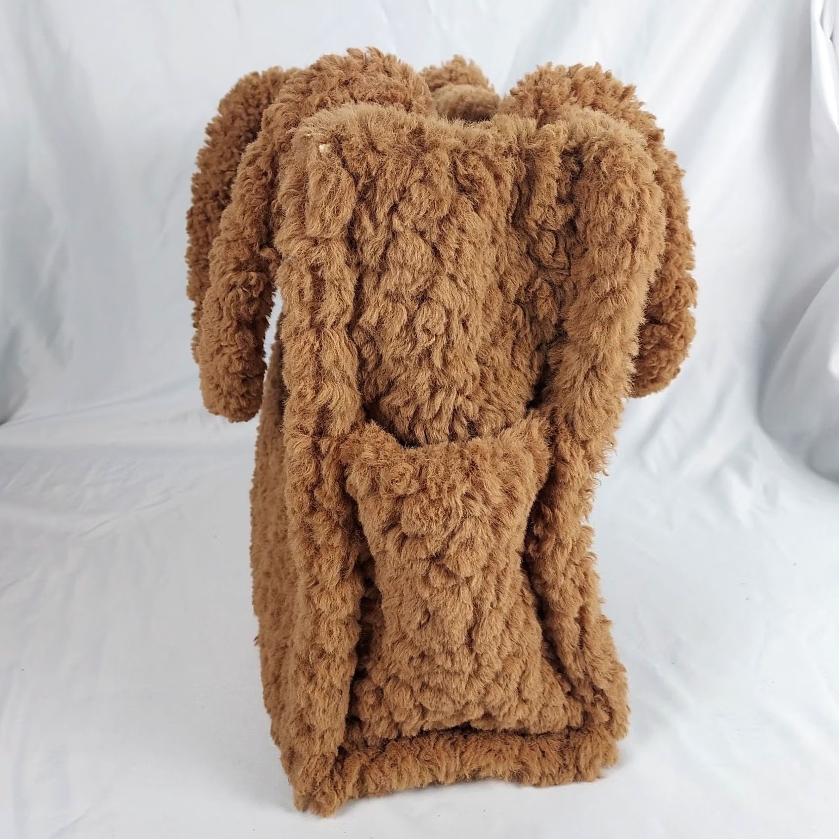 Vintage A New Day Camel Faux Fur Large Tote Shoulder Bag Ladies Womens Size ONE SIZE - 4 Thumbnail