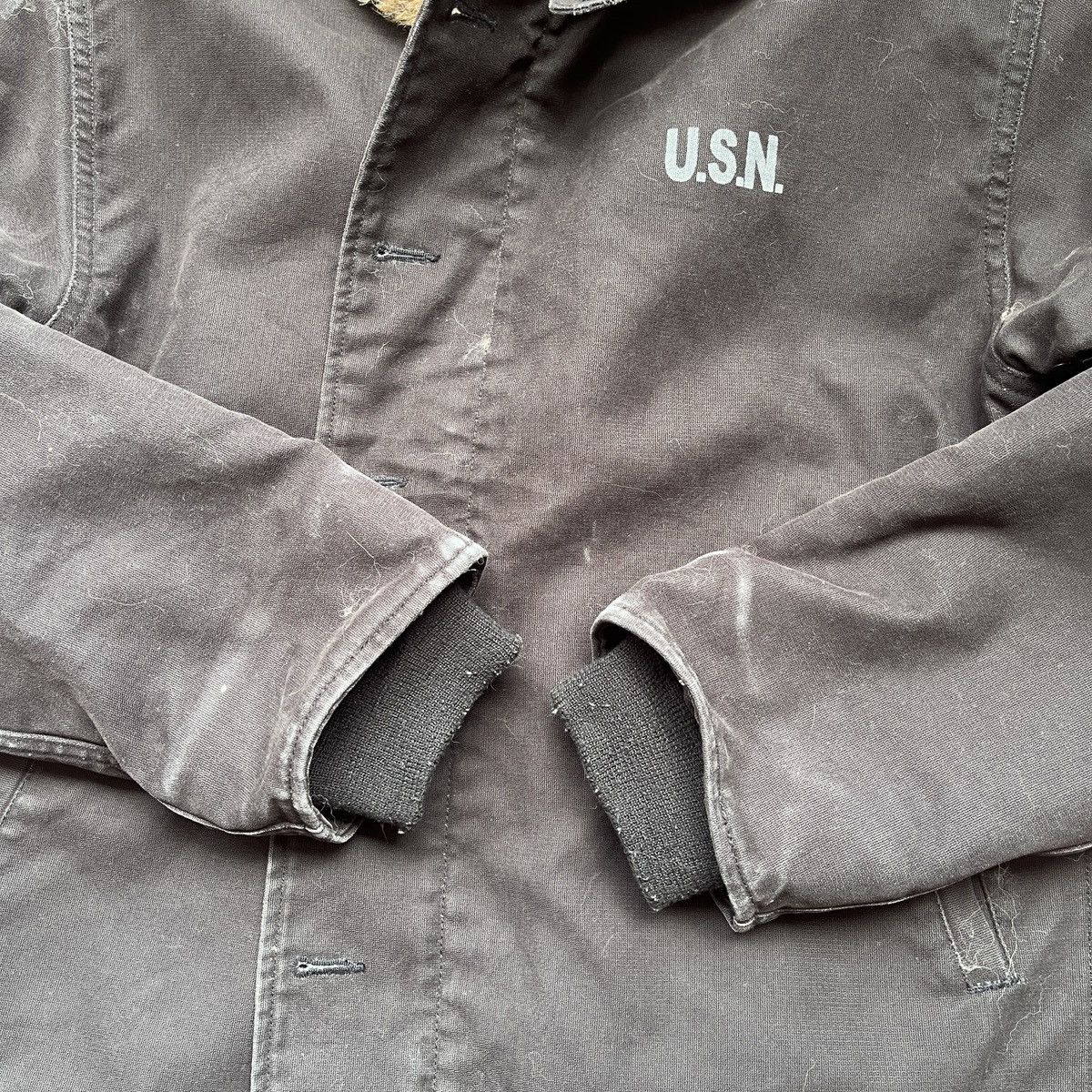The Real McCoy's × Vintage VINTAGE USN NAVY DEPARTMENT JACKET TALON ZIPPER Size US S / EU 44-46 / 1 - 12 Thumbnail