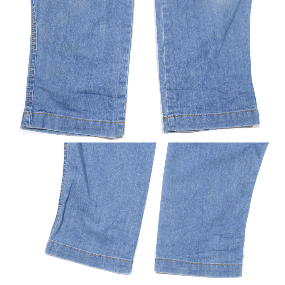 John Galliano 90S Double Layered Y2K Baggy Jeans Vintage Size 30" / US 8 / IT 44 - 6 Thumbnail