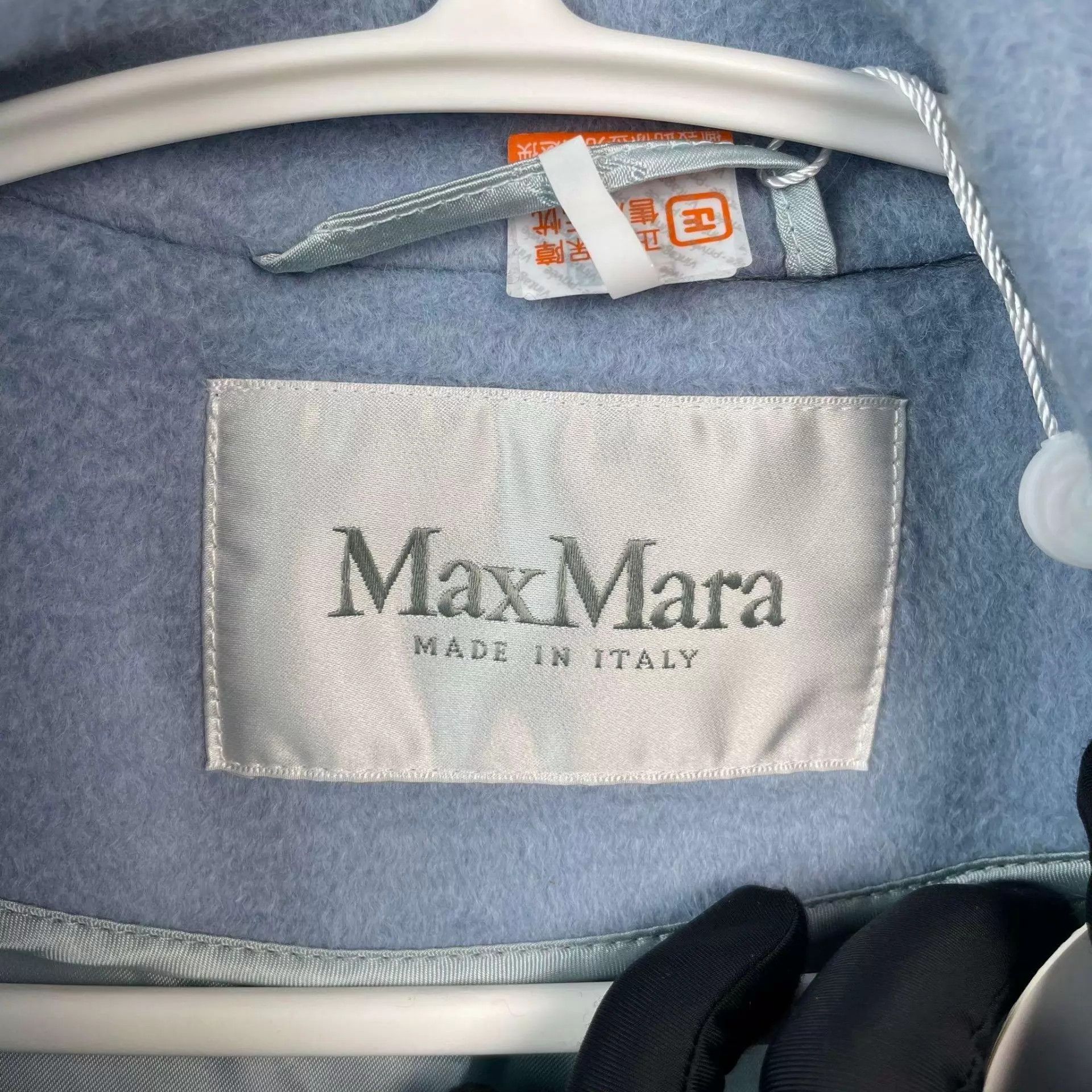 Max Mara Maxmara Blue Cashmere Coat 32 Size XXS / US 00 / IT 34 - 4 Thumbnail