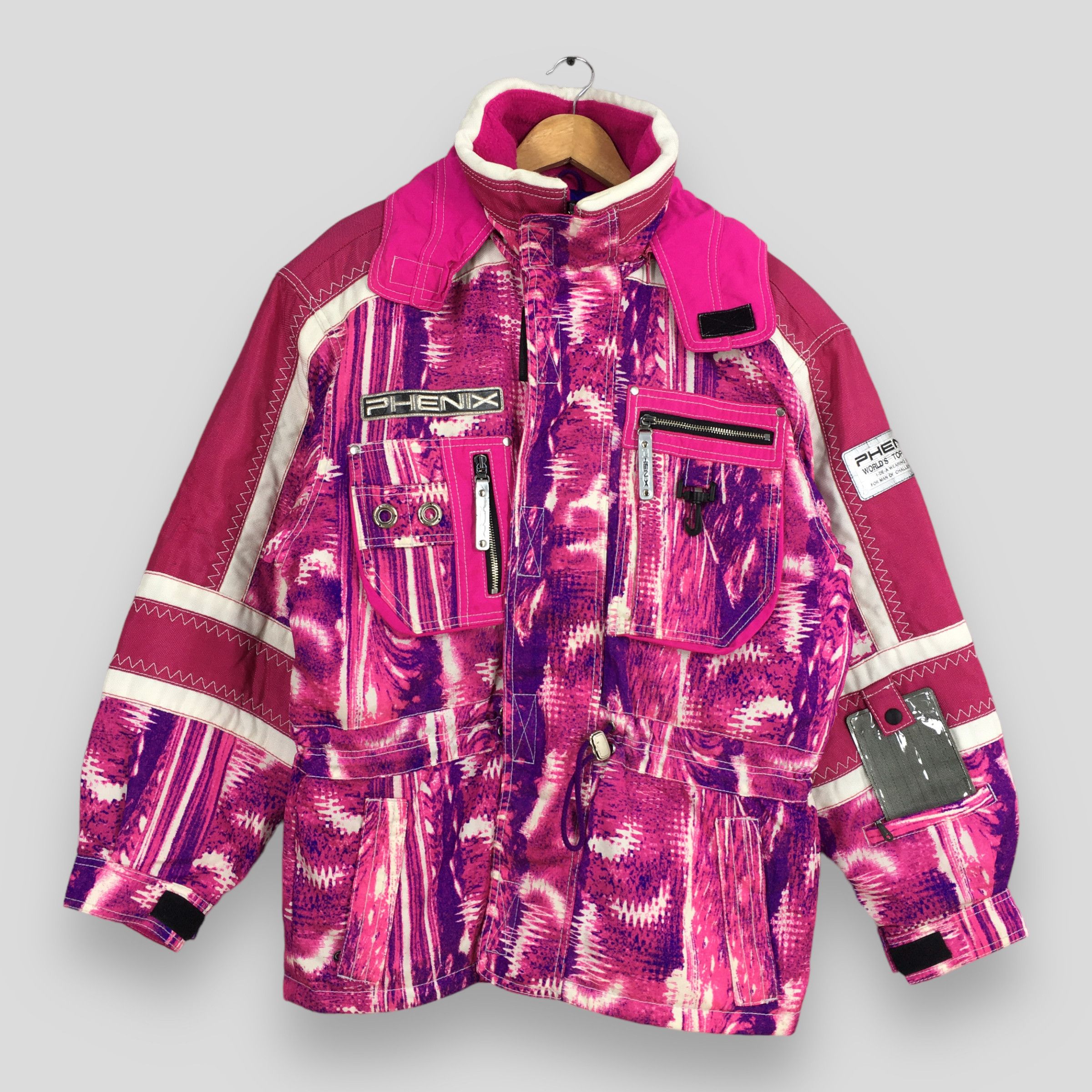 Phenix Vintage Phenix Pink Ski Wear Hoodie Jacket Medium Size US M / EU 48-50 / 2 - 1 Thumbnail