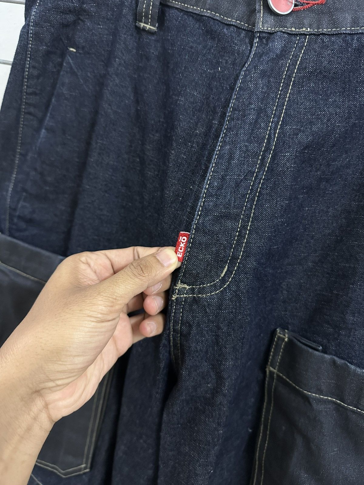 Ecko Unltd. Rare And Beautiful Ecko Unltd. Big Front Pocket Cargo Jorts Size US 34 / EU 50 - 8 Thumbnail