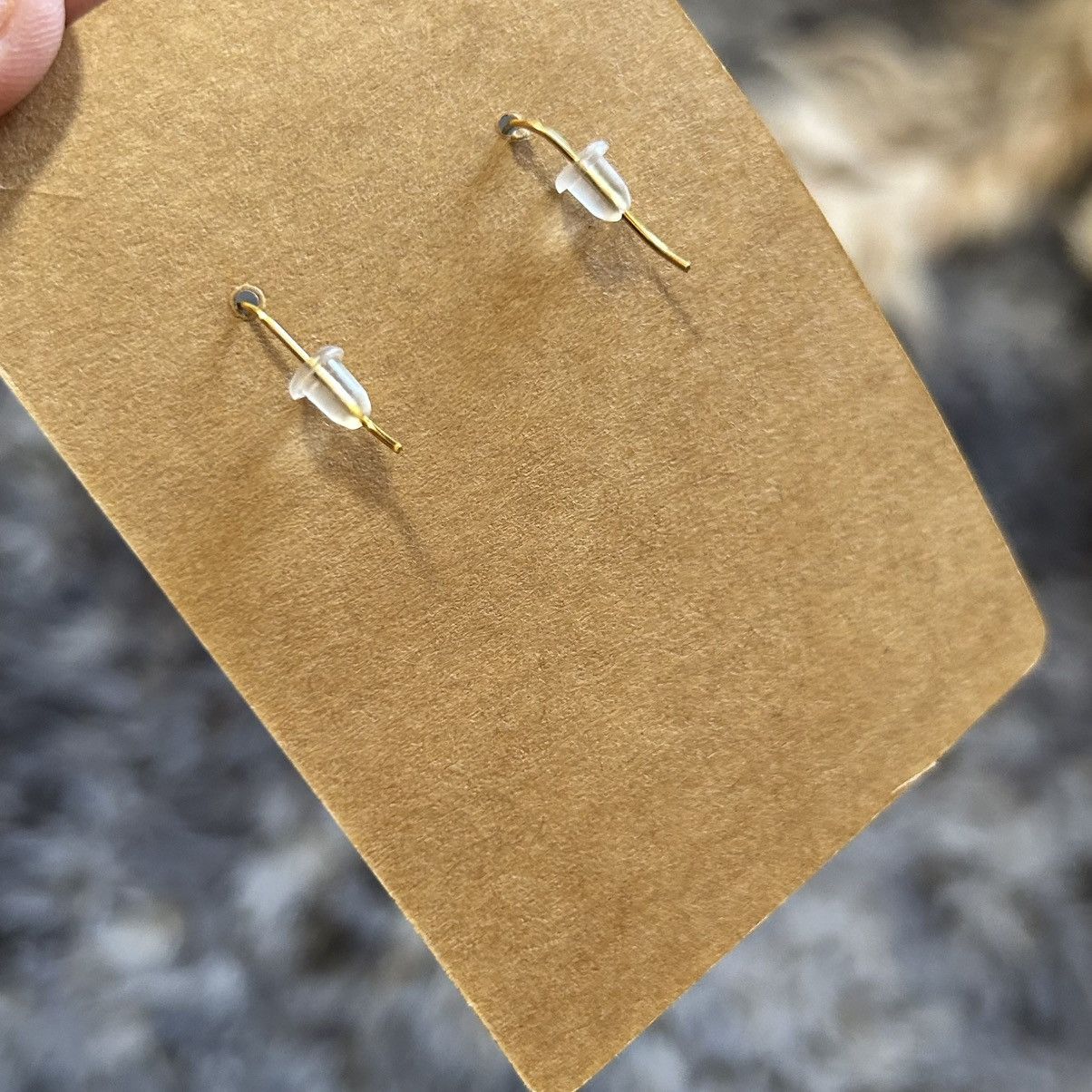 Handmade Handcrafted elegant matte vintage bead earrings Size ONE SIZE - 3 Thumbnail
