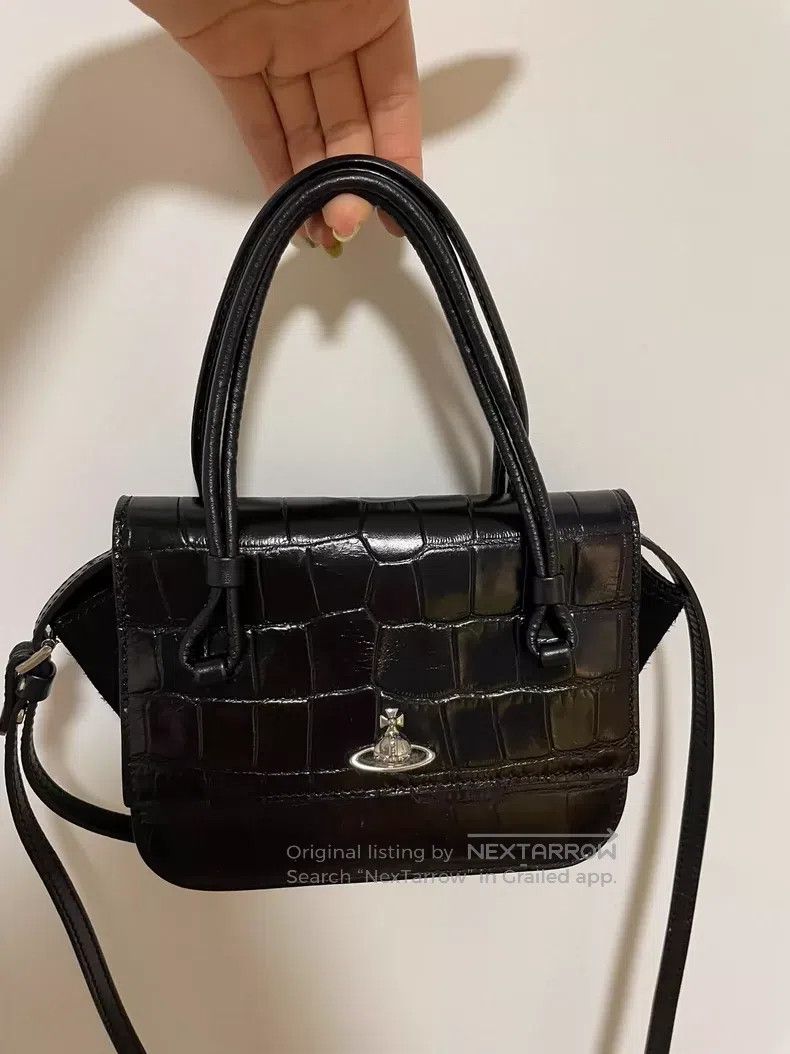 Vivienne Westwood Vivienne Westwood size os Small postman bag with handle, bl Size ONE SIZE - 2 Thumbnail