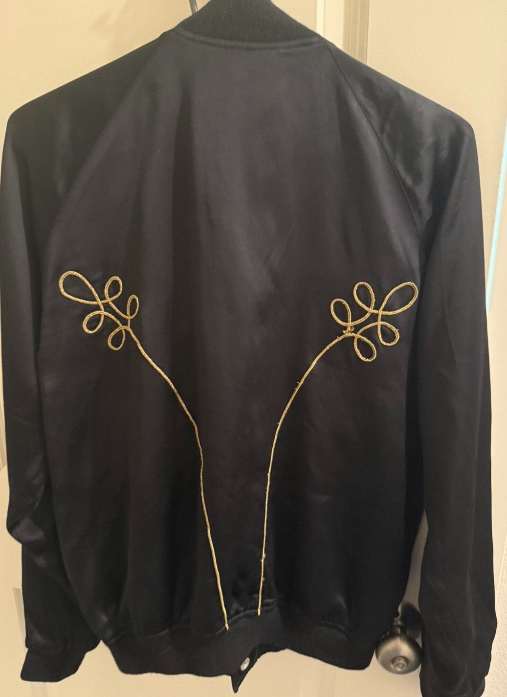 Yves Saint Laurent Saint Laurent SLP 15SS Silk Bomber Jacket. Size US L / EU 52-54 / 3 - 3 Thumbnail