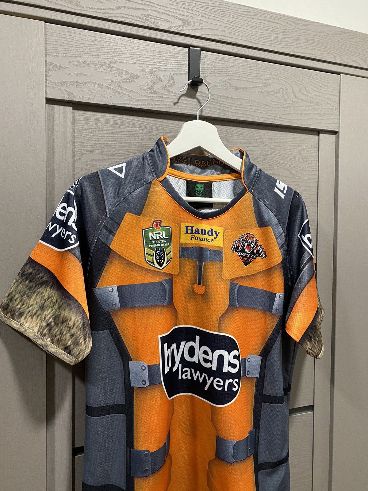 Other West Tigers NRL Men's Marvel Rocket Raccoon Superhero Jersey Size US M / EU 48-50 / 2 - 2 Thumbnail