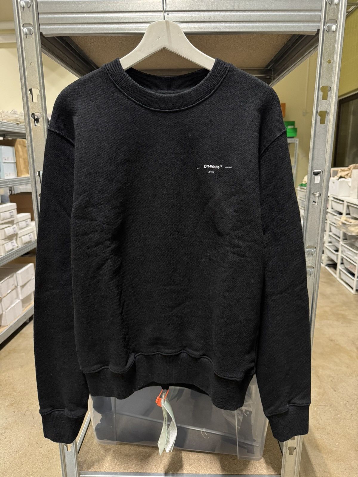 Off-White Off-White Logo Sweatshirt NEW 650$ Size US M / EU 48-50 / 2 - 1 Thumbnail
