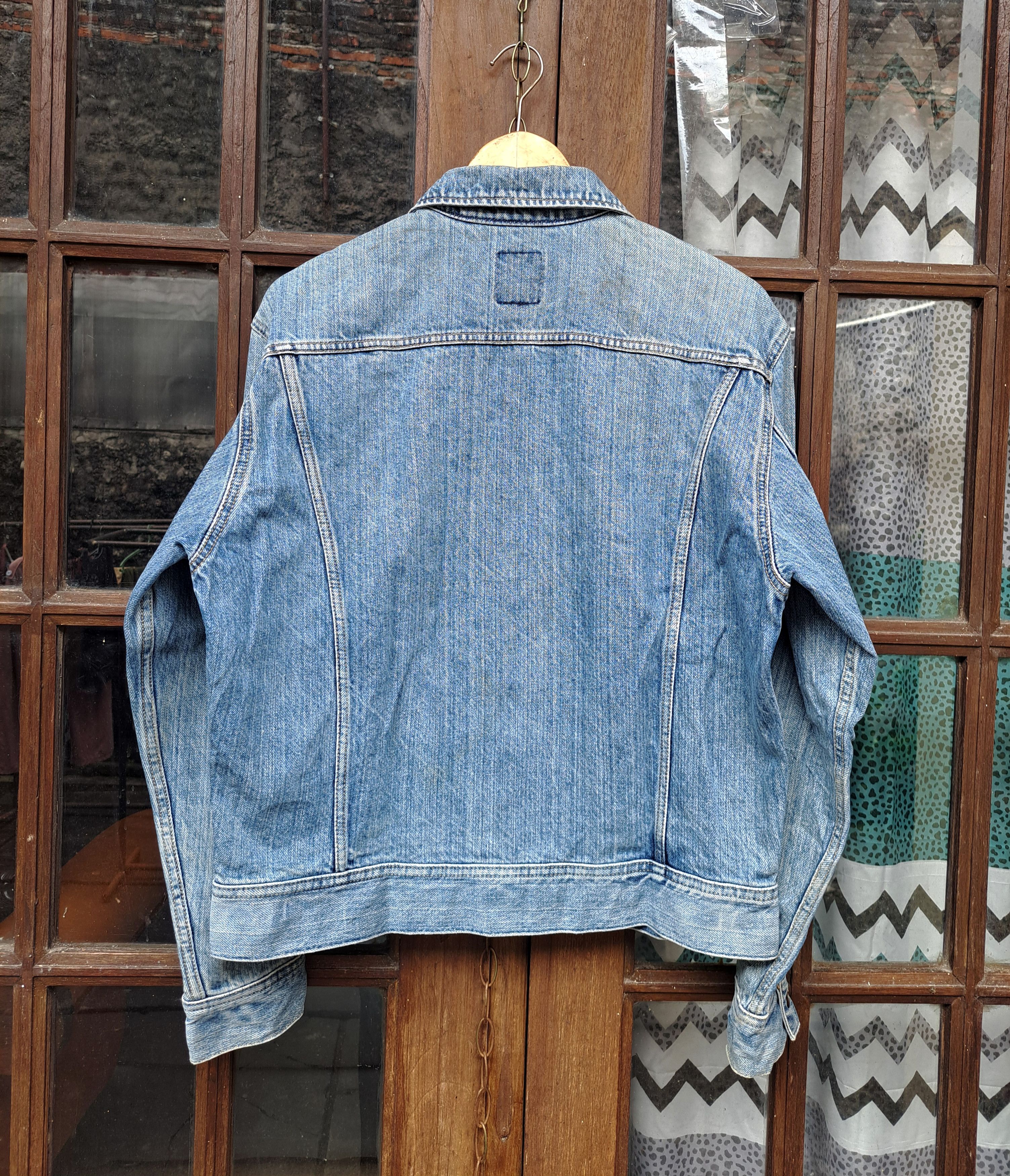 Lee × Vintage 70s 80s LEE Riders Shawnee Mission Kansas Usa Denim Jacket Size US L / EU 52-54 / 3 - 4 Thumbnail