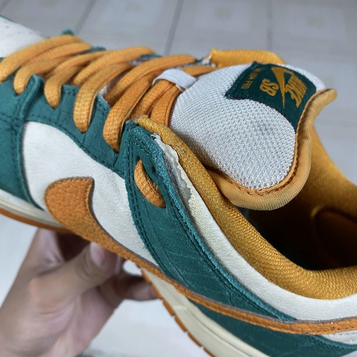 Nike SB Dunk Low Legion Pine 2013 Size US 8.5 / EU 41-42 - 4 Thumbnail