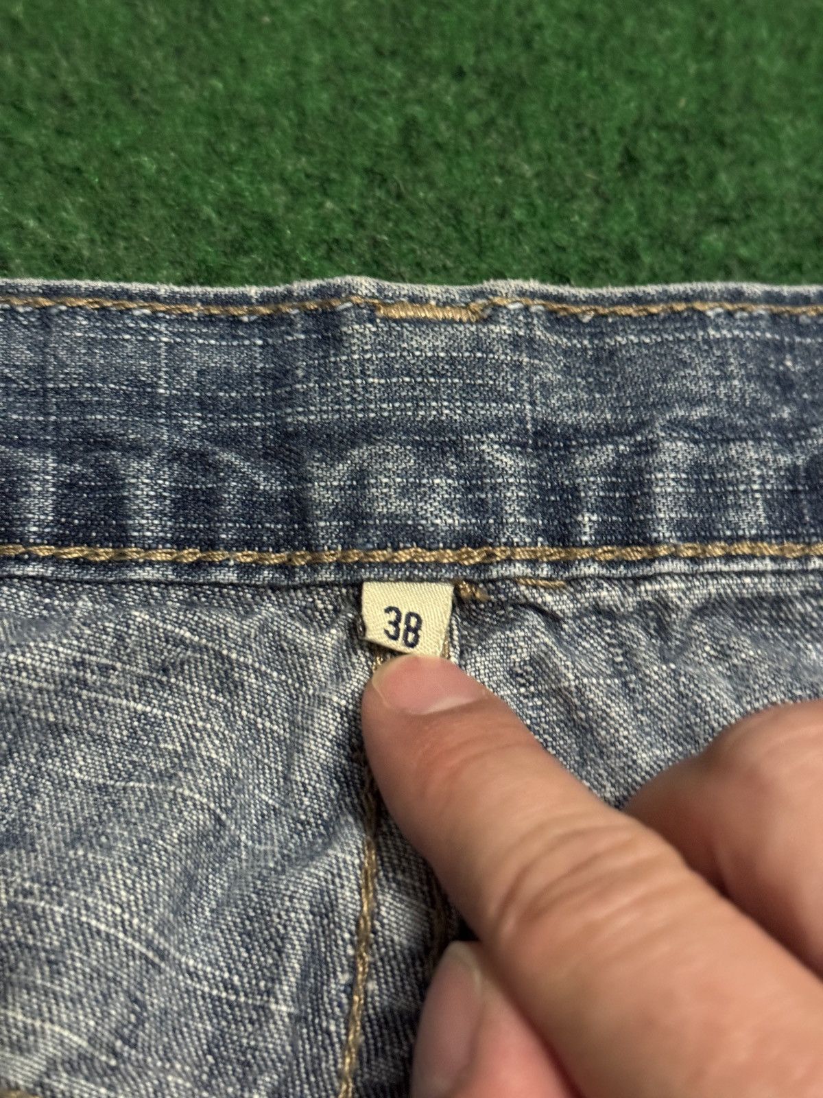 Flypaper Jeans Y2K Flypaper Baggy Jorts Hip Hop Grunge Skater Denim Shorts Size US 38 / EU 54 - 4 Thumbnail