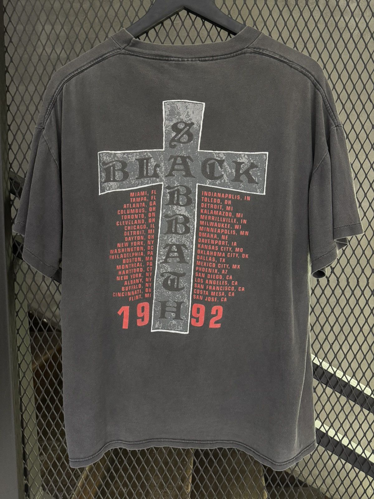 Ozzy Osbourne Vintage 1992 Black Sabbath Ozzy Osbourne Brockum Tee Size US XL / EU 56 / 4 - 5 Thumbnail