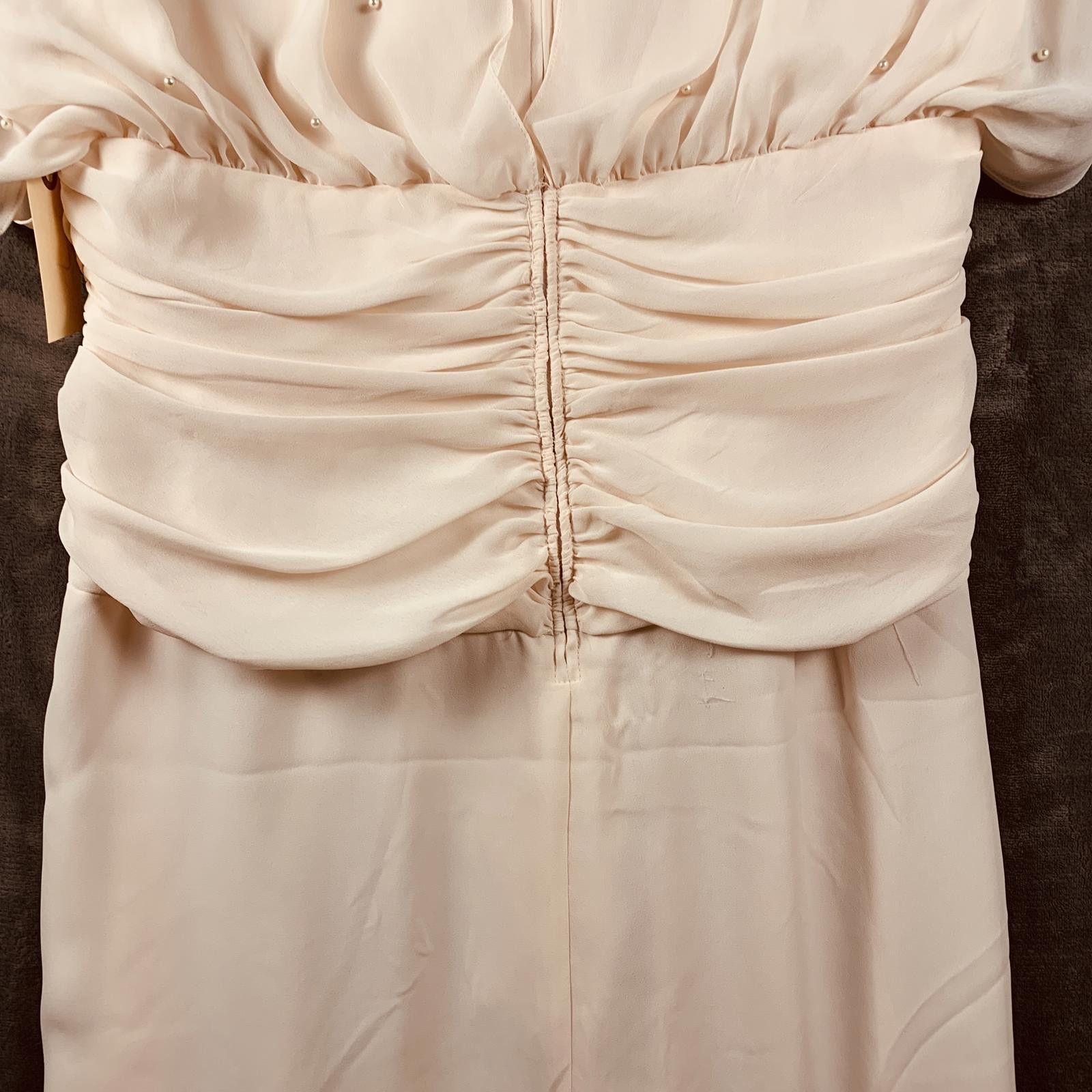 Patagonia Vintage Patra Womens Midi Dress in Soft Beige (387) Size L / US 10 / IT 46 - 9 Thumbnail