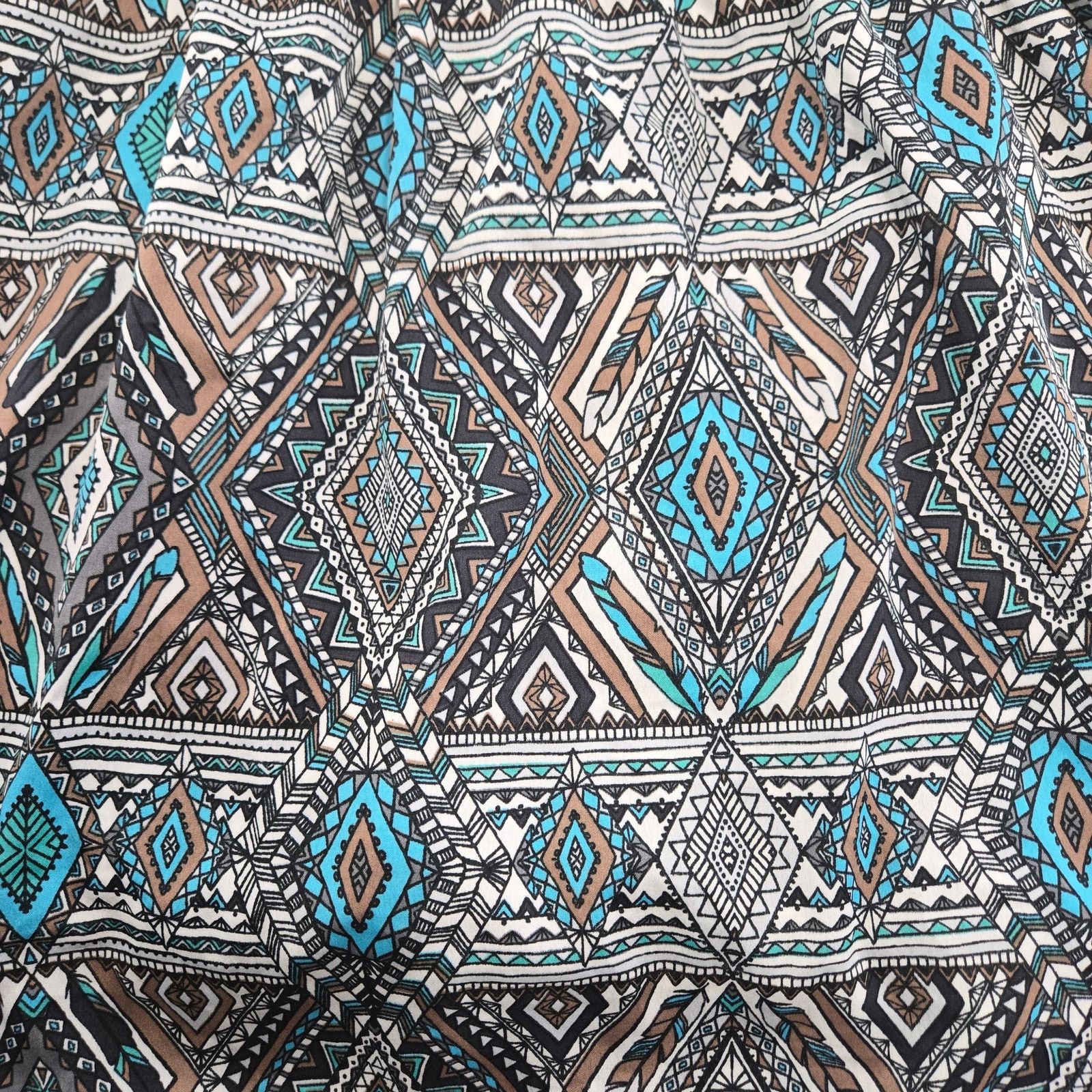 Billabong Billabong Aztec Mini Dress L Boho Size L / US 10 / IT 46 - 12 Thumbnail