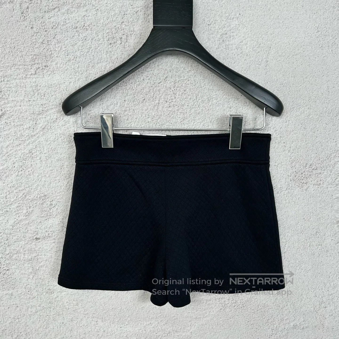 Gucci Guicci sizexs Black checkered shorts Size 23" - 2 Thumbnail