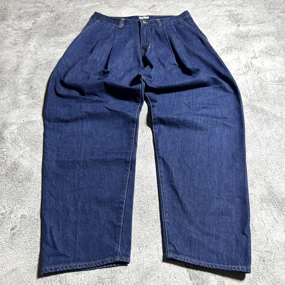 Japanese Brand Widepants Denim Selvedge Style Yohjiyamamoto Size US 33 - 4 Thumbnail