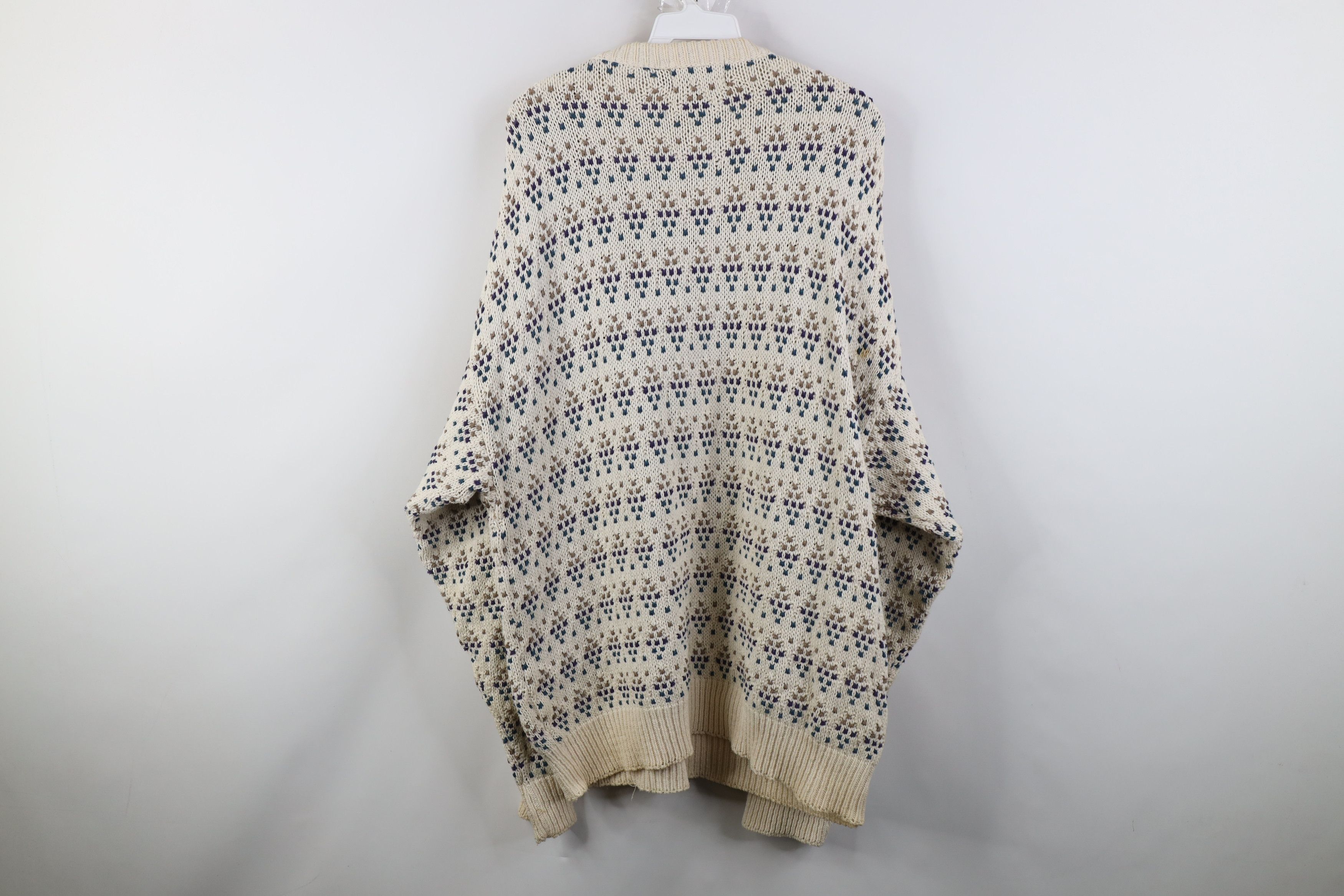 Eddie Bauer Vintage 90s Eddie Bauer Cotton Geometric Knit Sweater USA Size US L / EU 52-54 / 3 - 11 Thumbnail