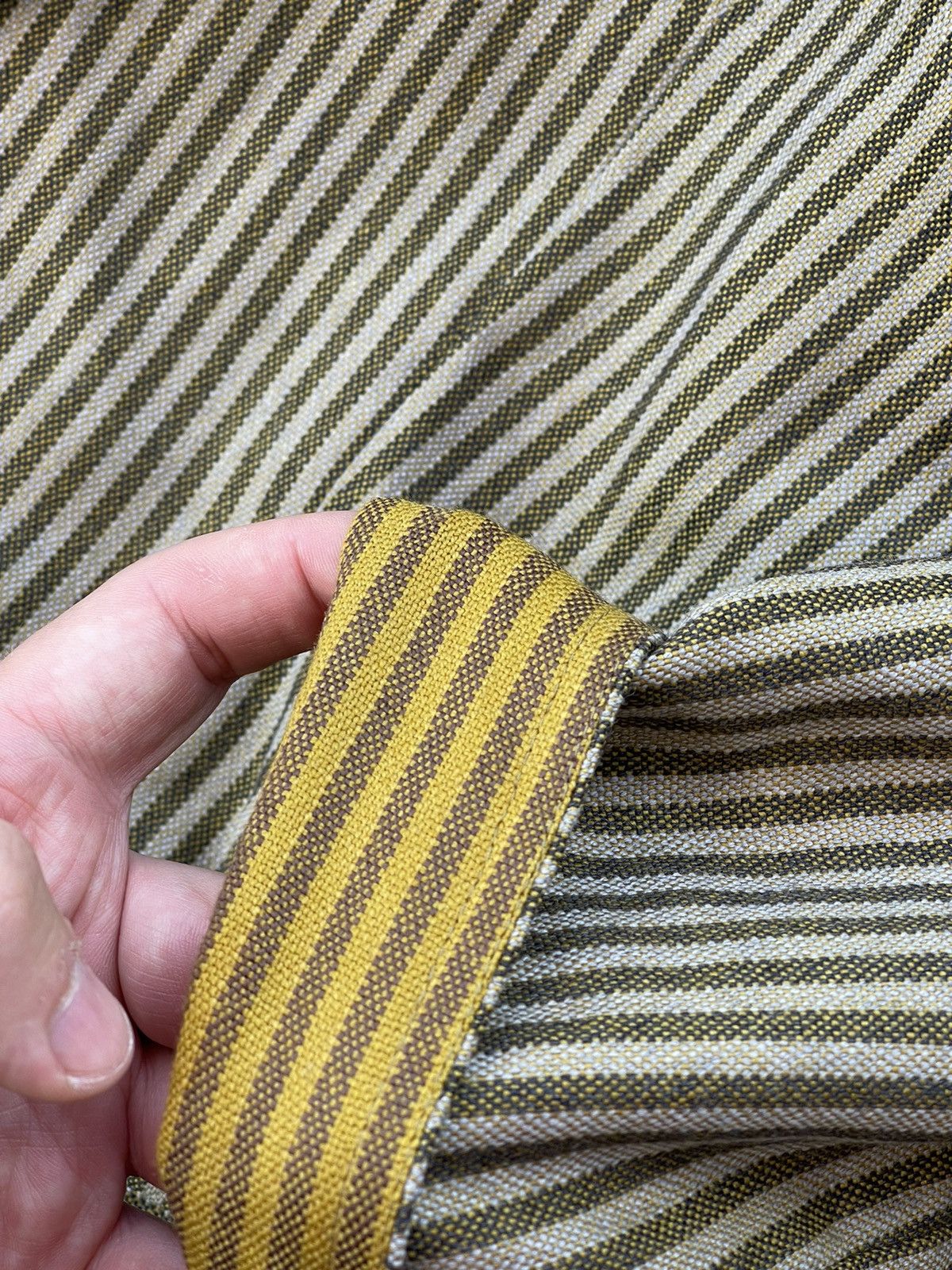 Giorgio Armani 80’s Giorgio Armani vintage striped cocktail blazer rare Size 44R - 22 Thumbnail