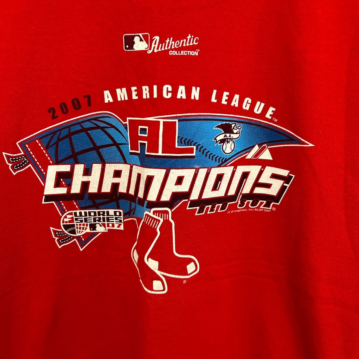Other Vintage 2007 Boston Red Sox AL Champions Tee Size US XL / EU 56 / 4 - 2 Thumbnail