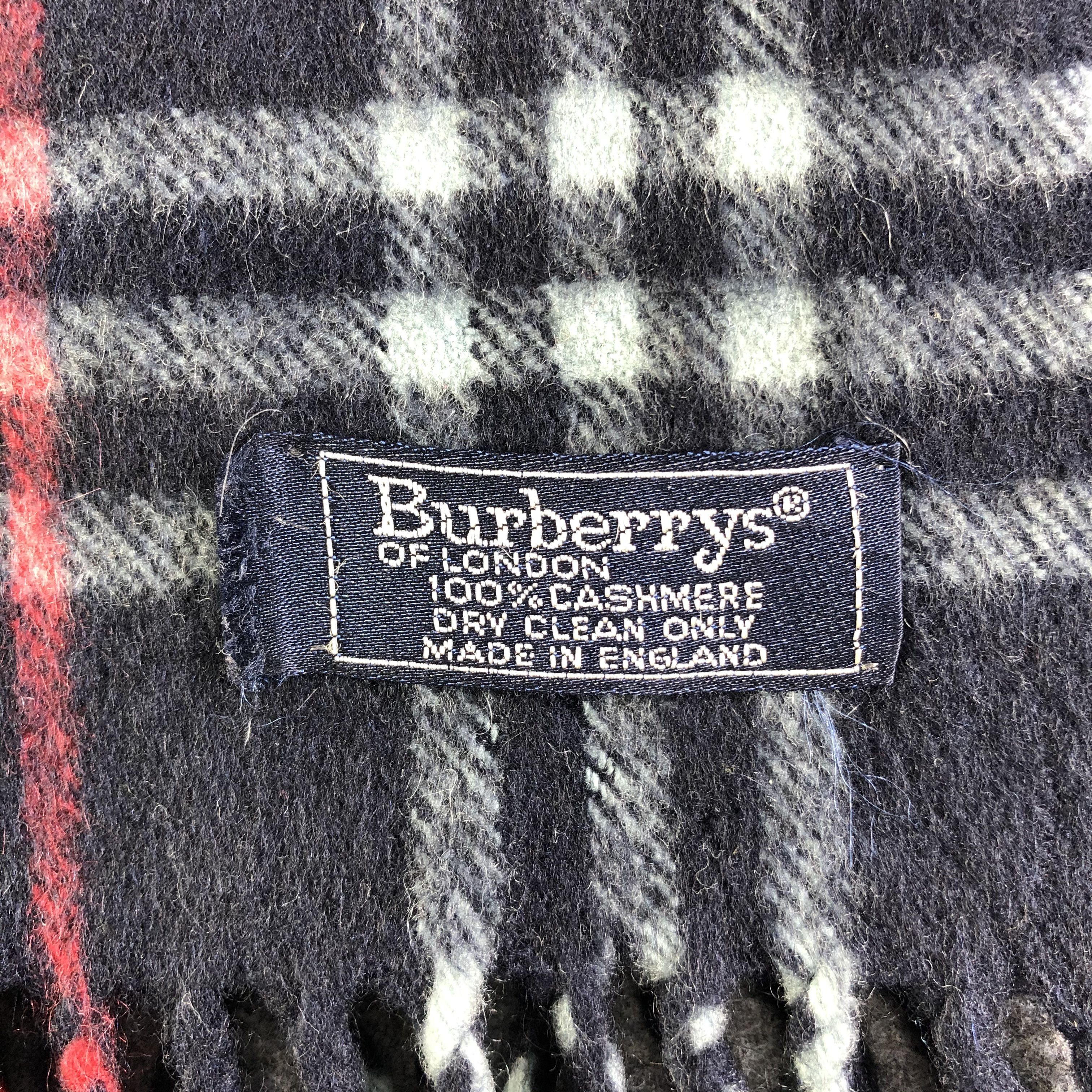 Burberry Burberrys Cashmere Scarf / Muffler / Neckwear P298 Size ONE SIZE - 2 Thumbnail
