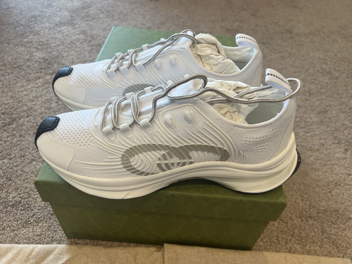 Gucci Brand new Gucci run sneaker white us10 Size US 10 / EU 43 - 4 Thumbnail